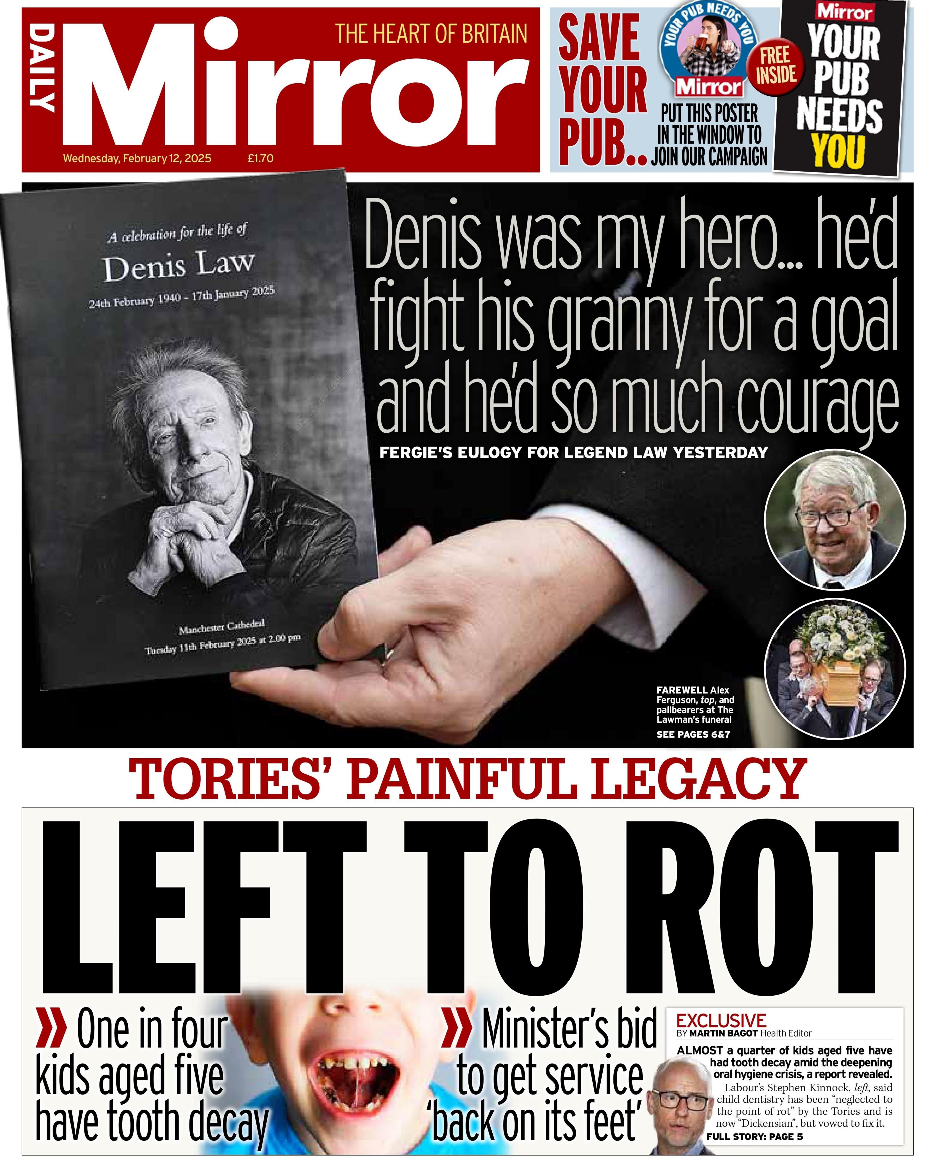 Daily Mirror: Left to rot