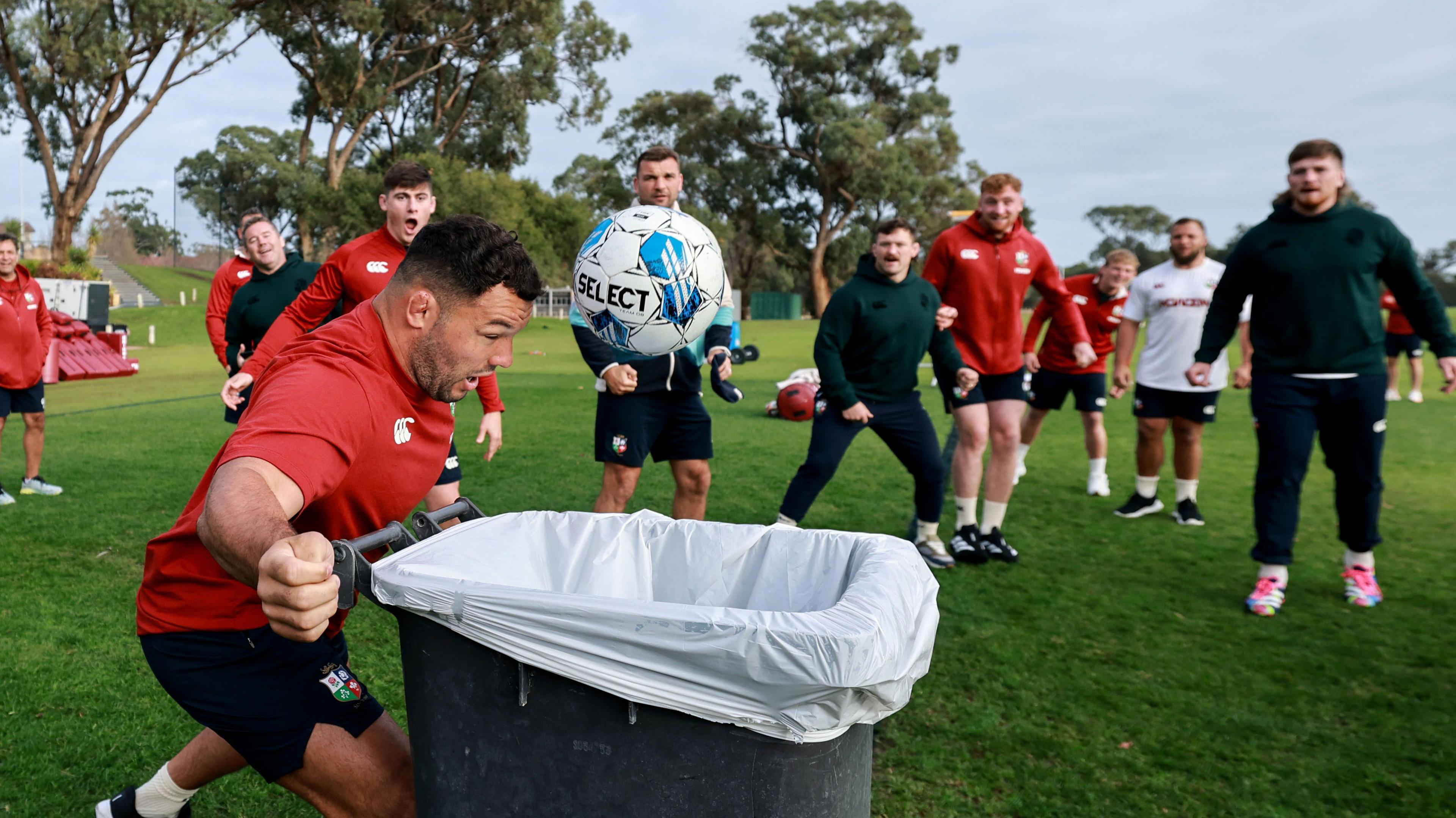 Ellis Genge during British & Irish Lions squad training, Hale School, Perth, Australia