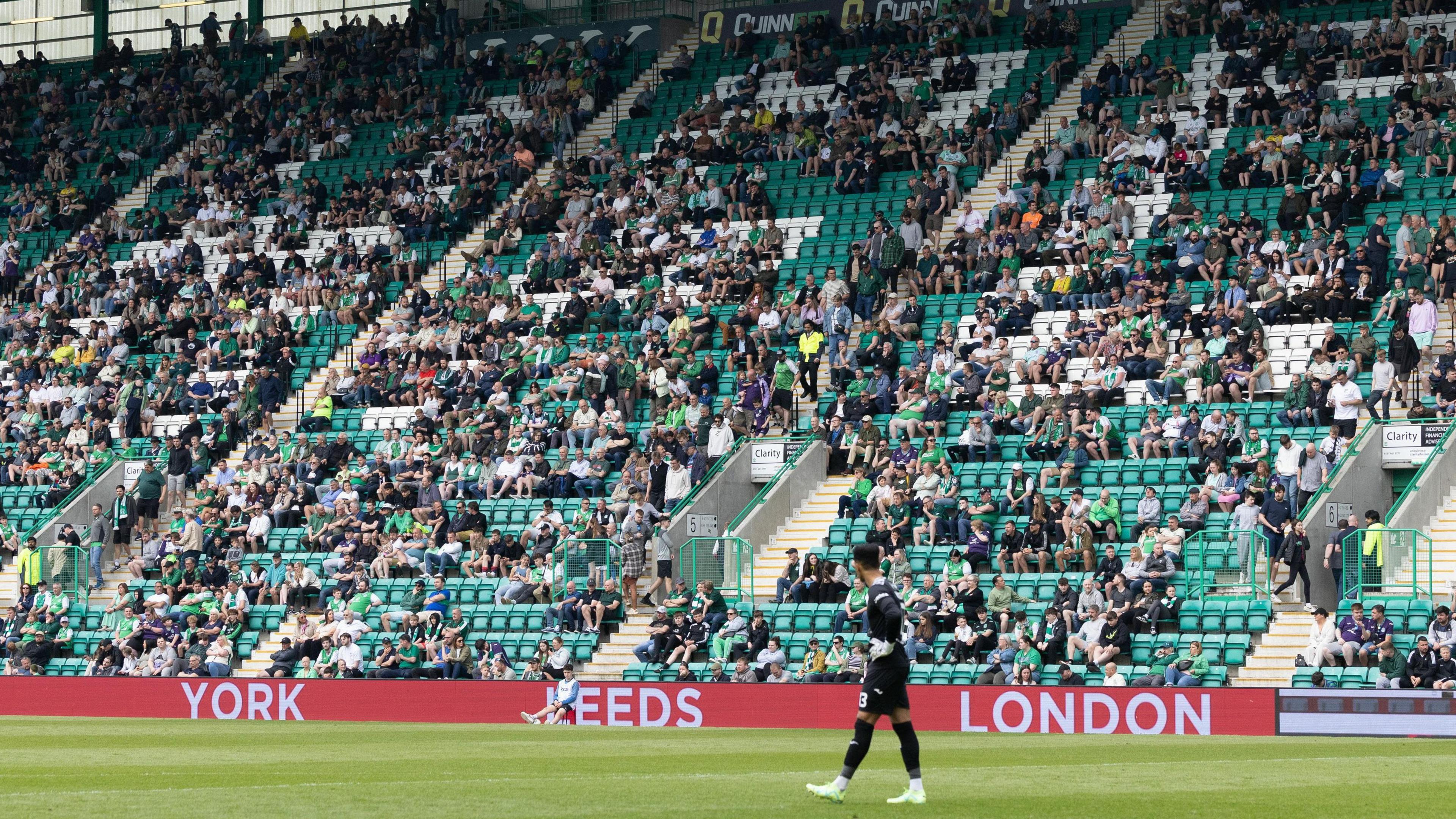 A general view of Easter Road