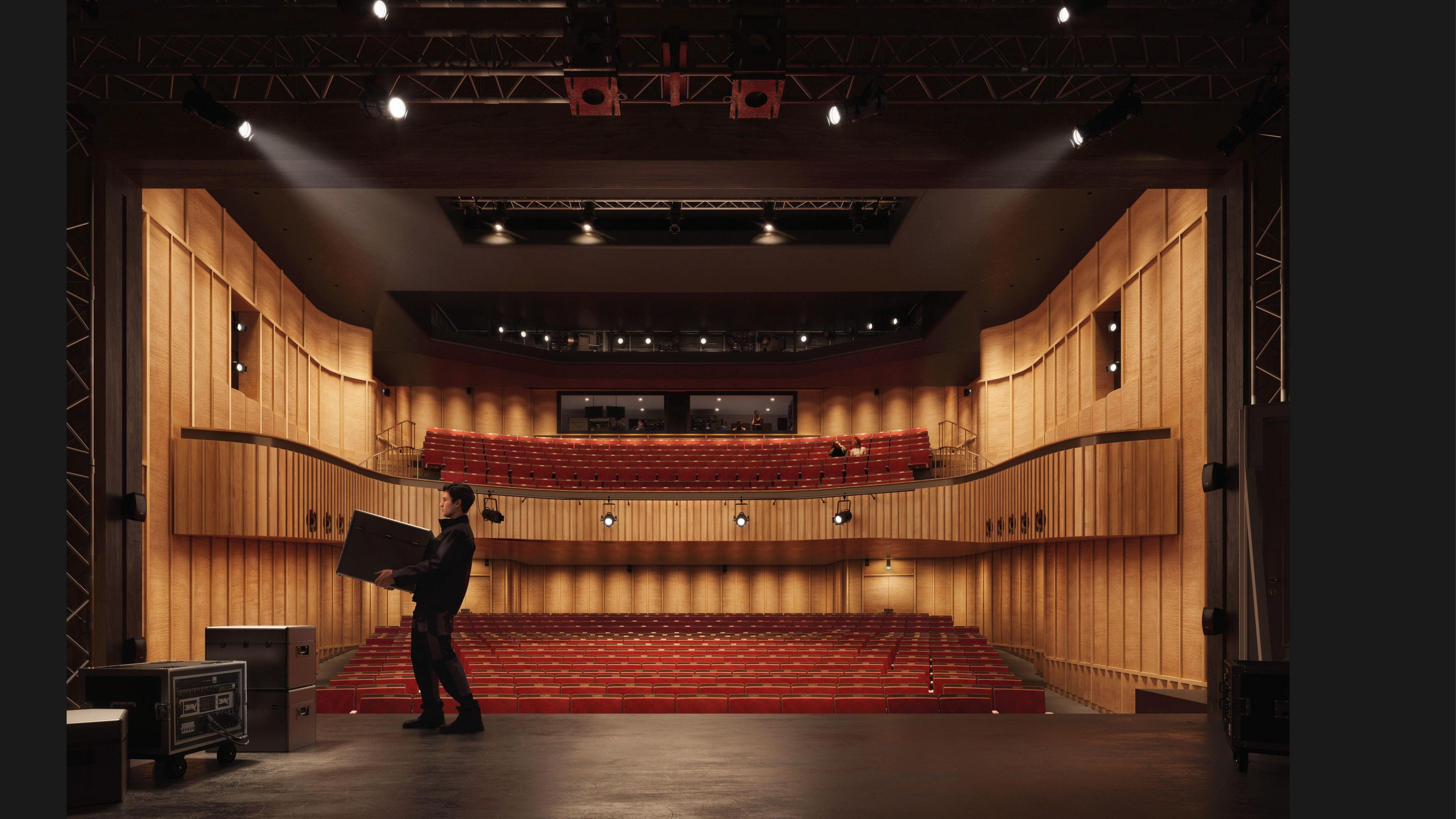 Cambridge Arts Theatre inside seating