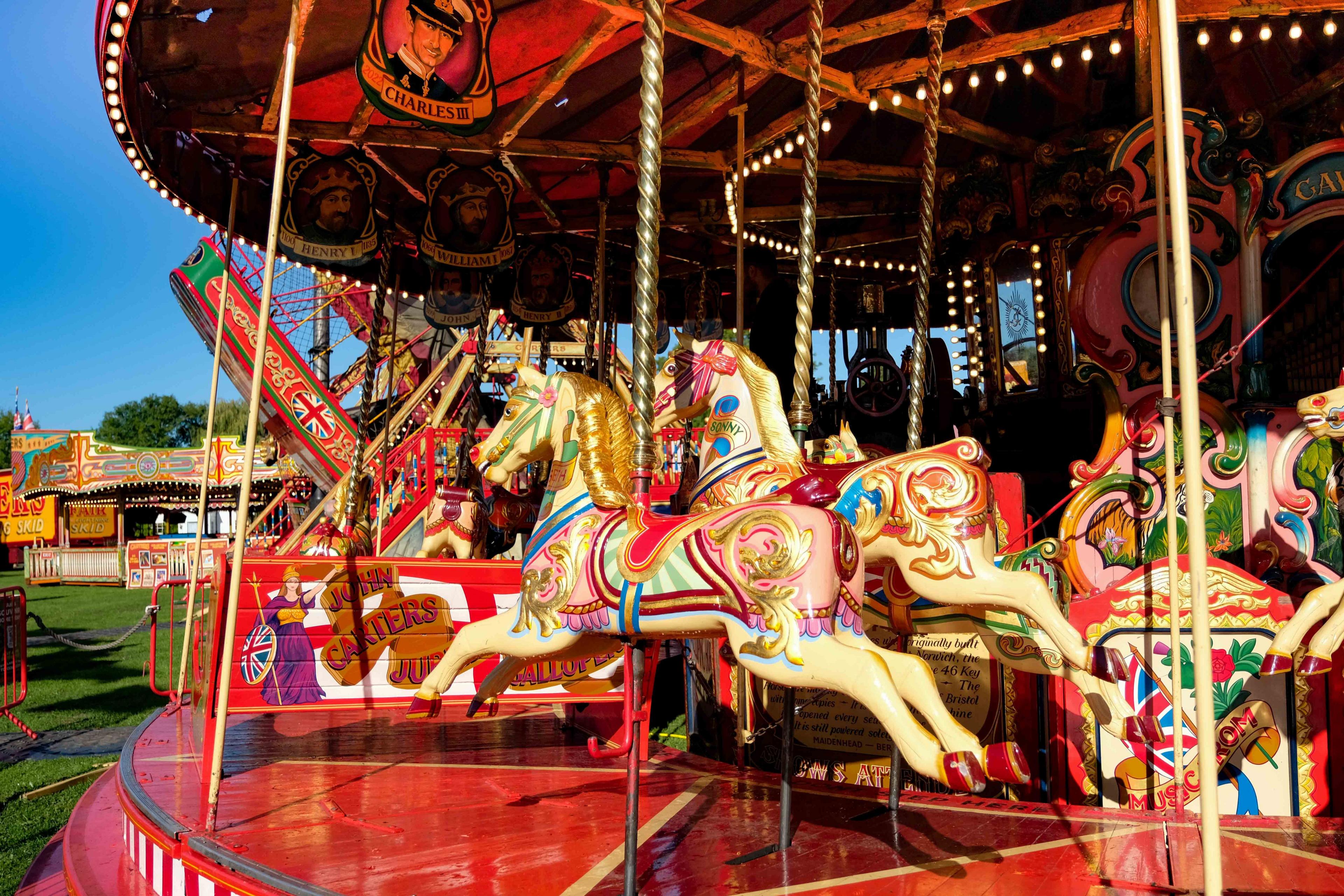 carters steam fair rides