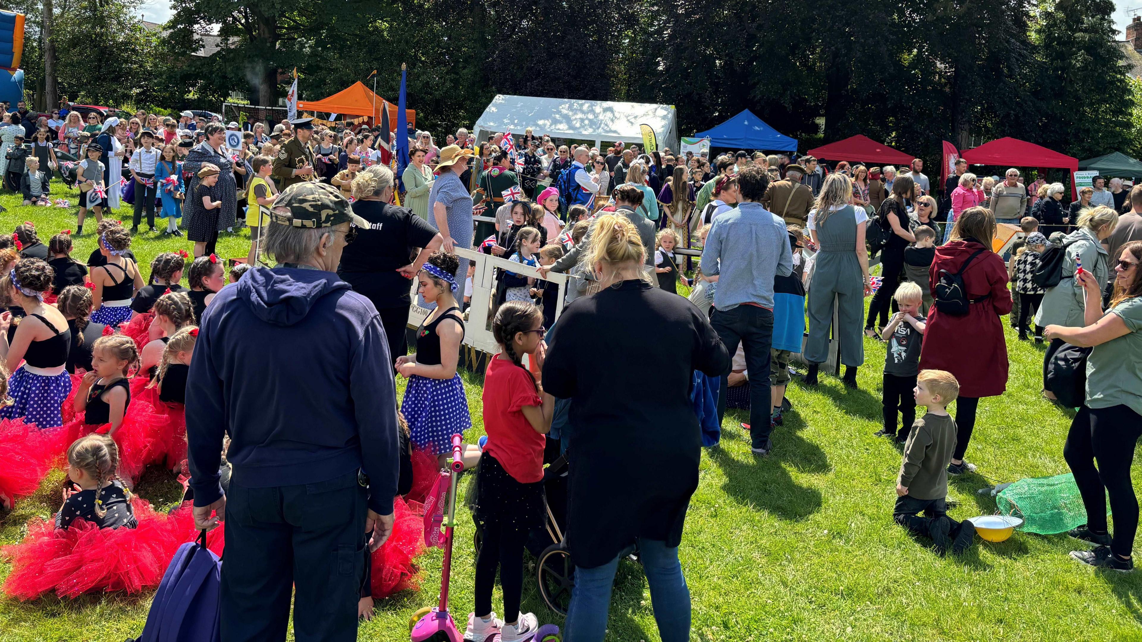 Visitors at Alsager Carnival