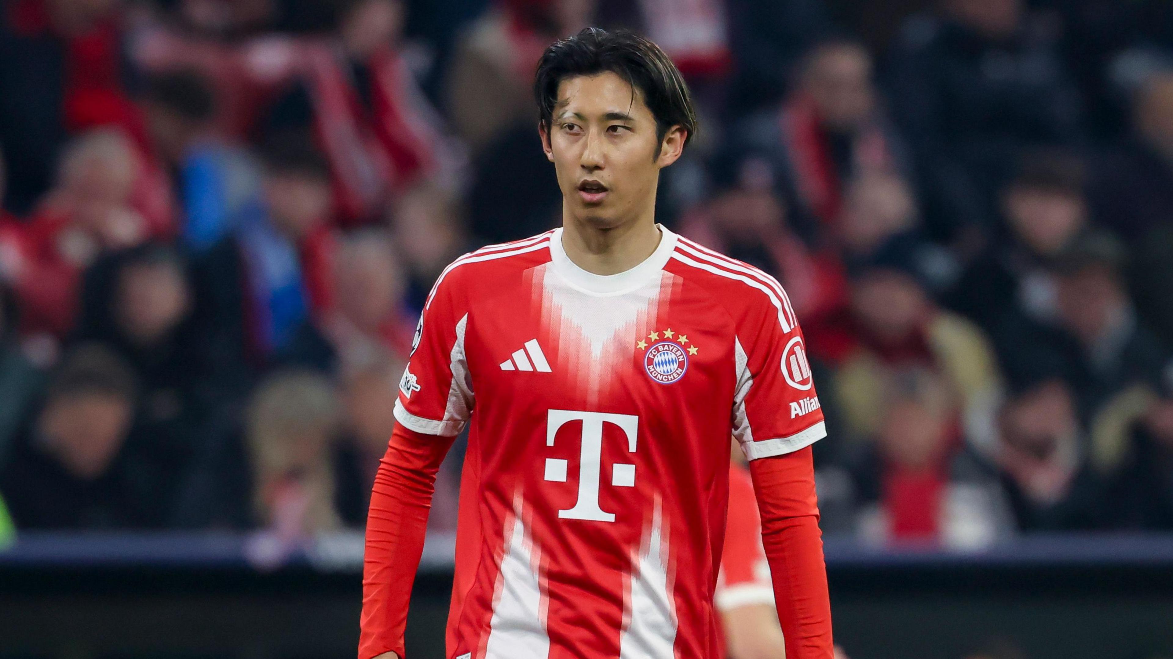 Hiroki Ito playing for Bayern Munich