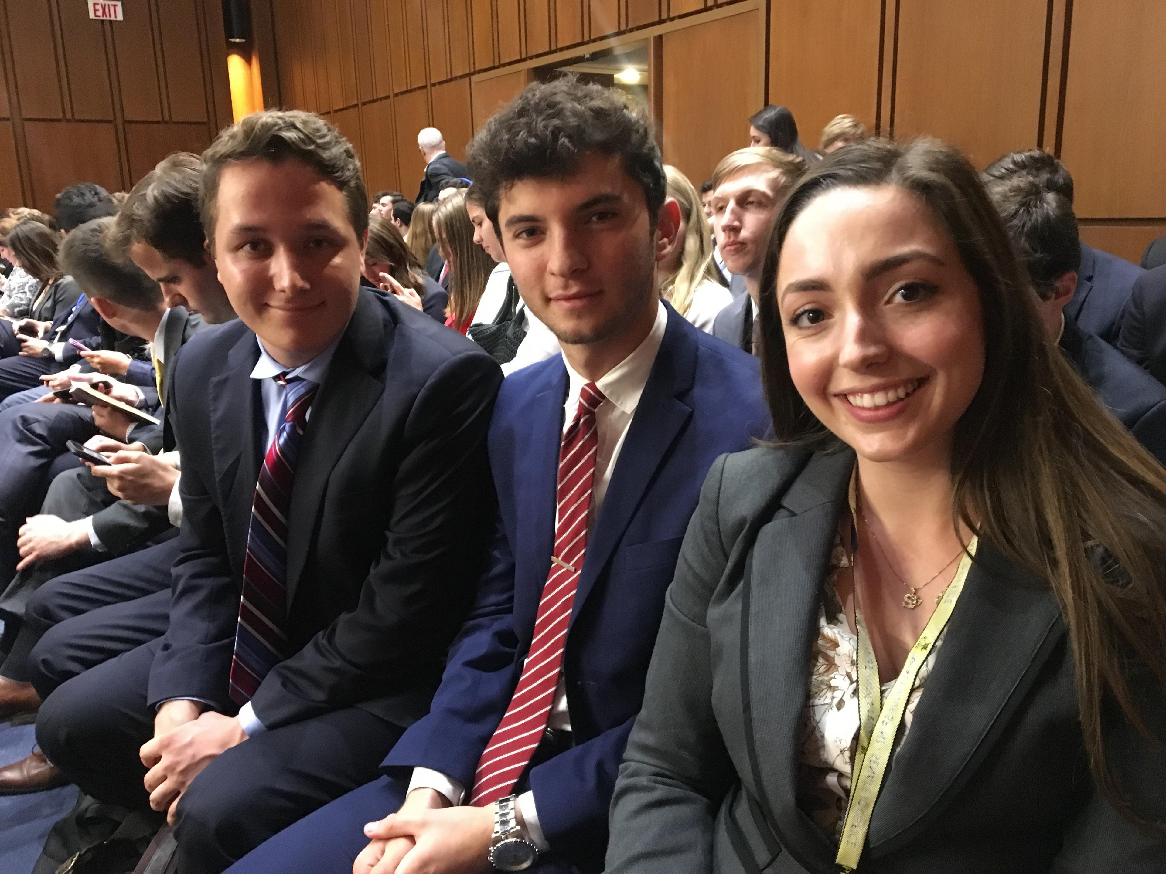 Many of those queuing to see James Comey take questions from the Senate were young staffers keen to get some clarity