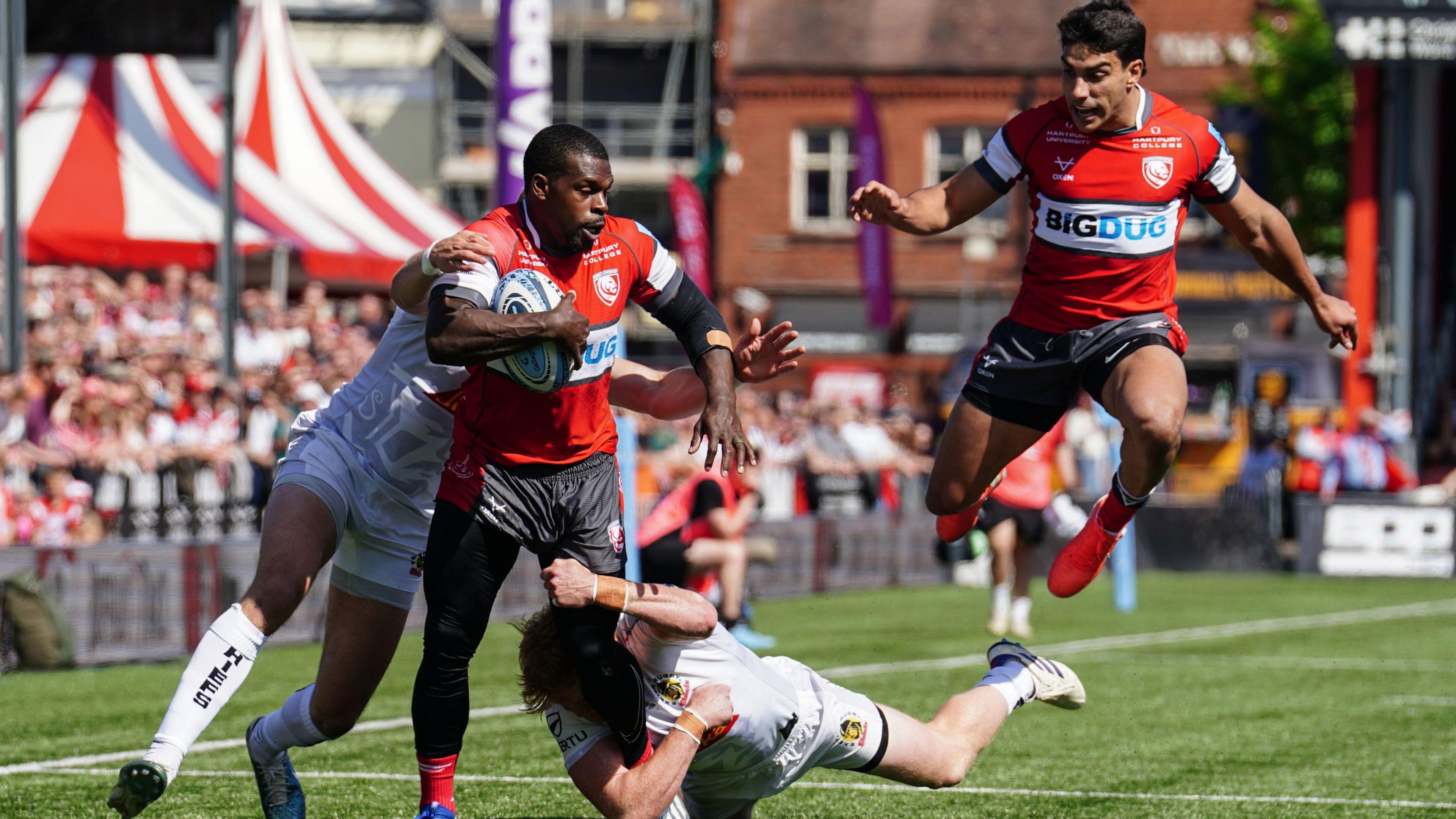 Action from Gloucester v Exeter in 2025