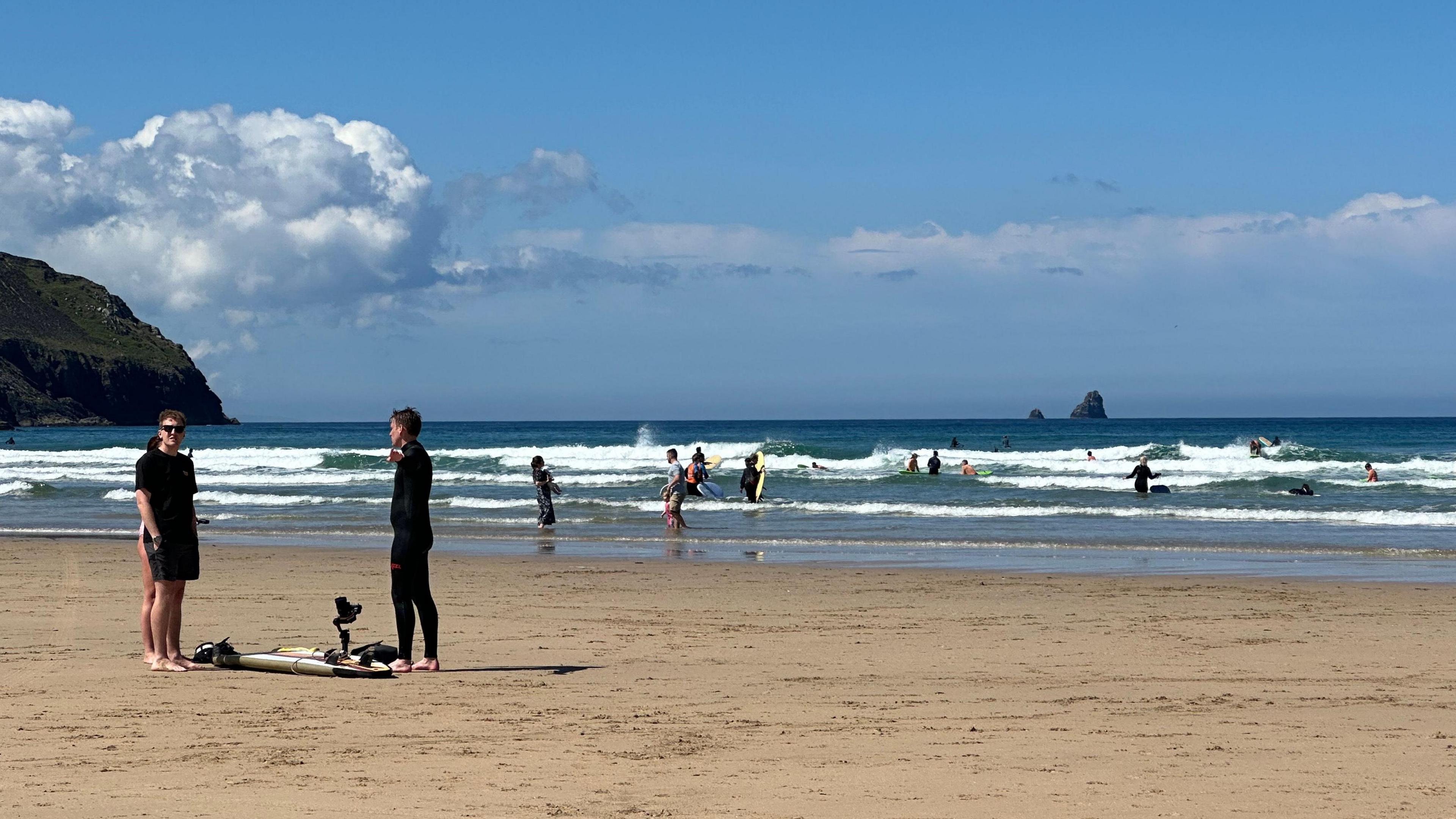 Perranporth beach