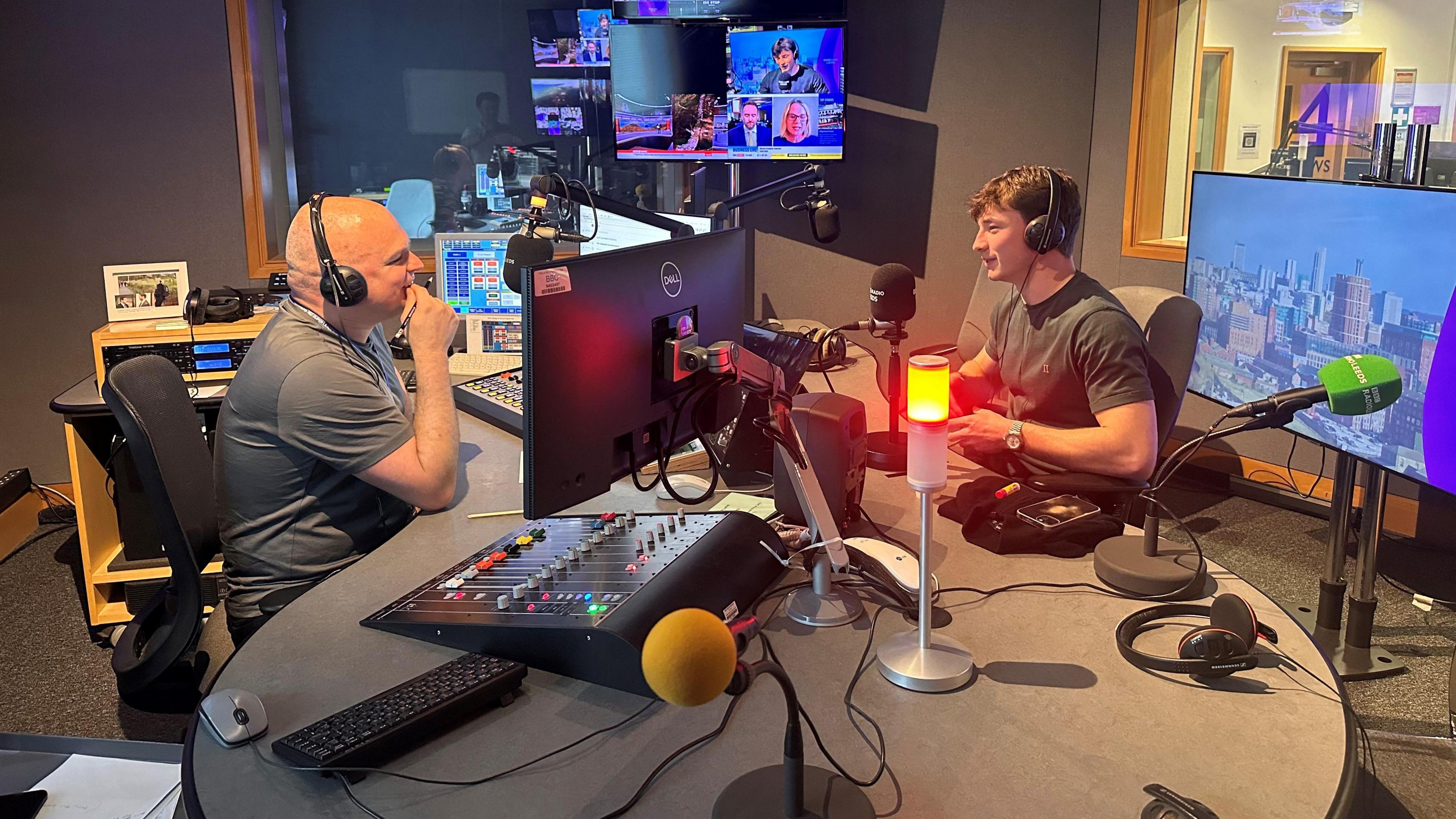 Ivo Soboleosky in the BBC Radio Leeds