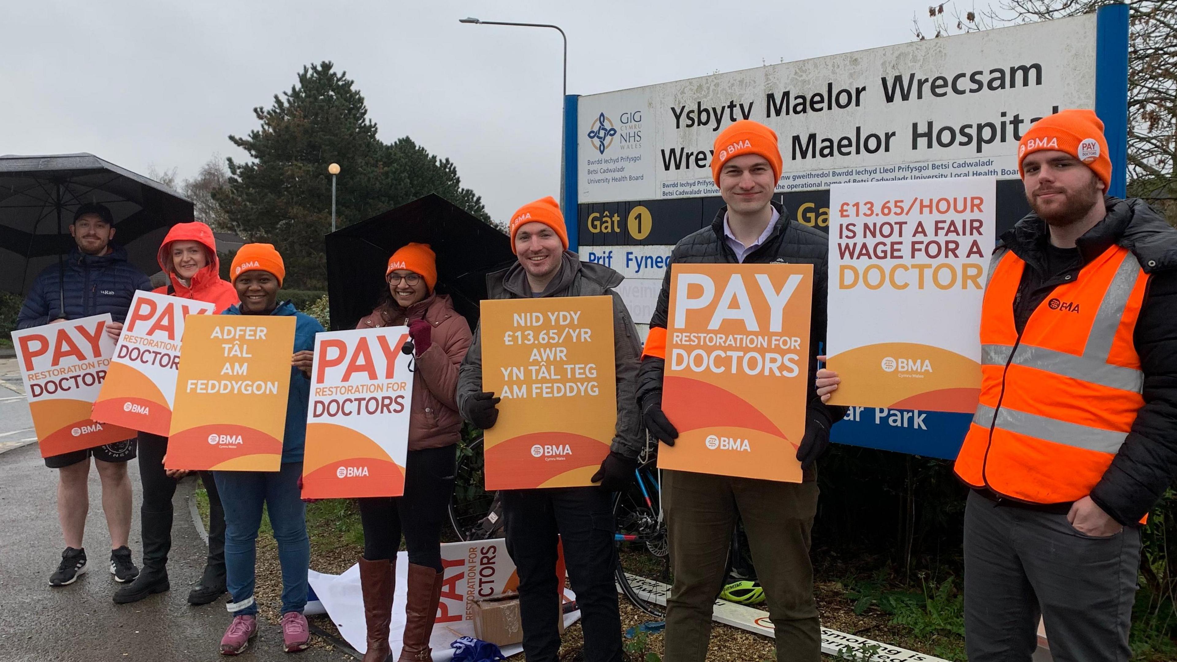 Doctors at Wrexham Maelor Hospital