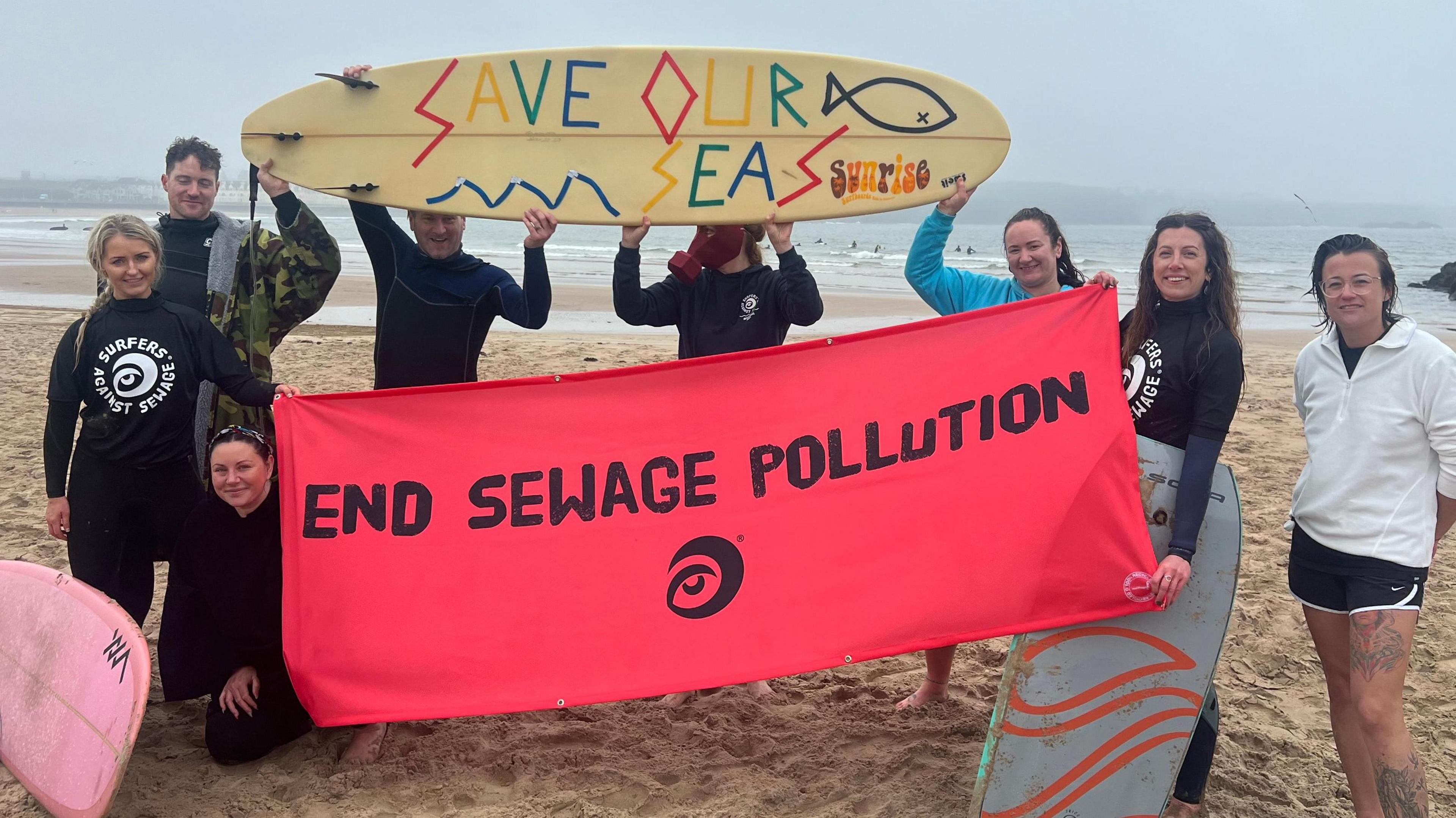 Surfers against sewage in Portrush