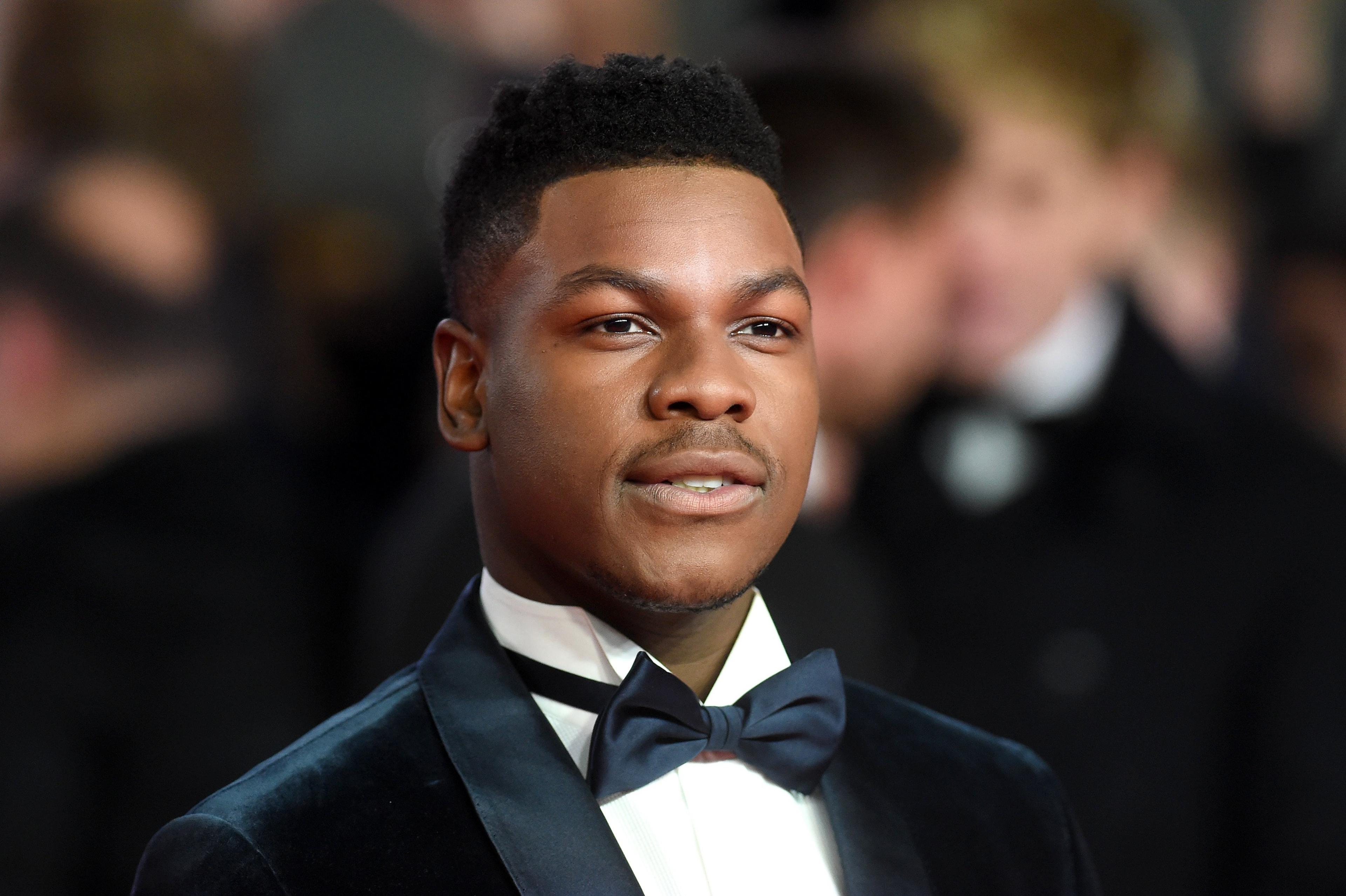 John Boyega on the red carpet