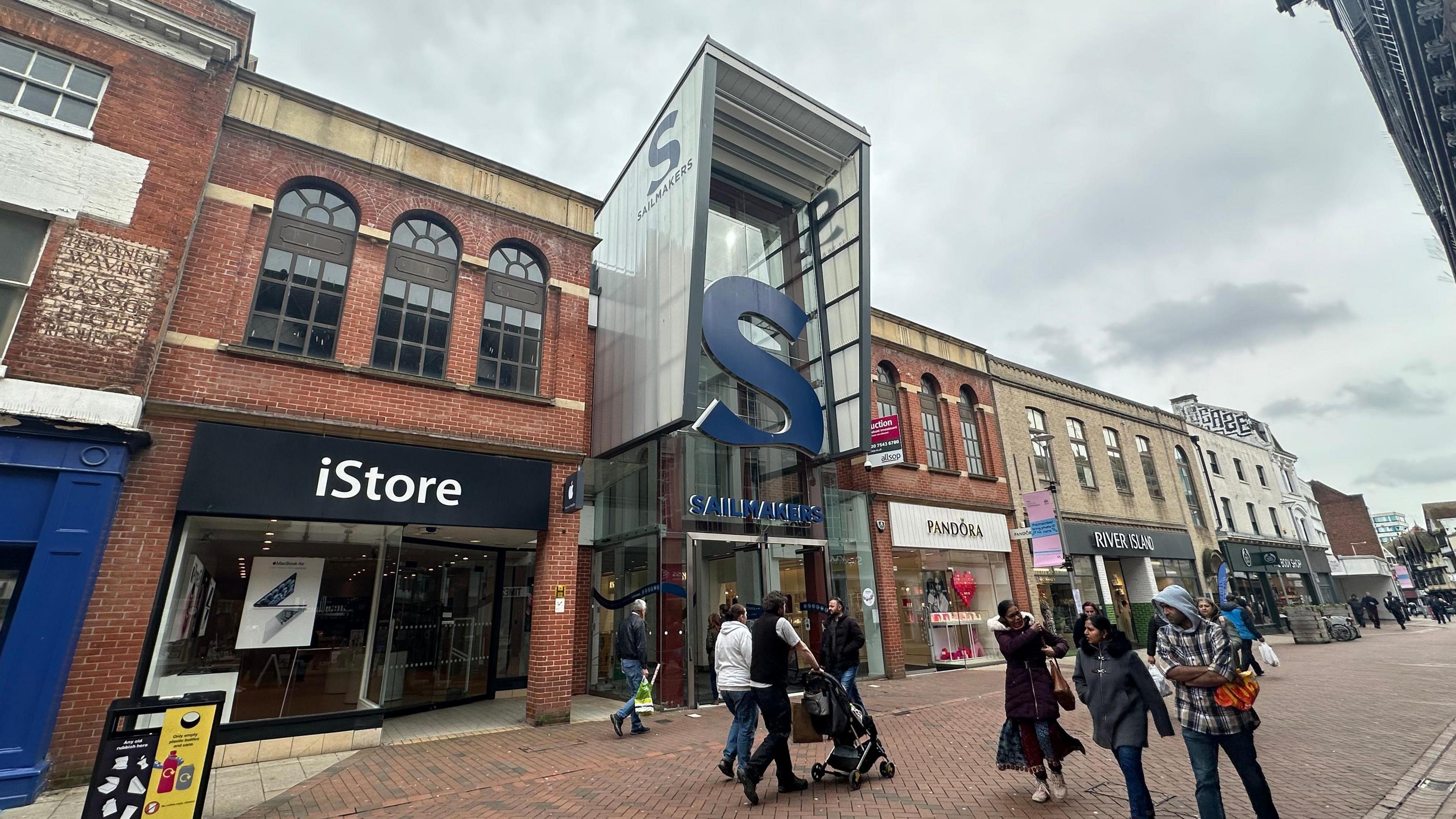 Sailmakers Shopping Centre in Ipswich