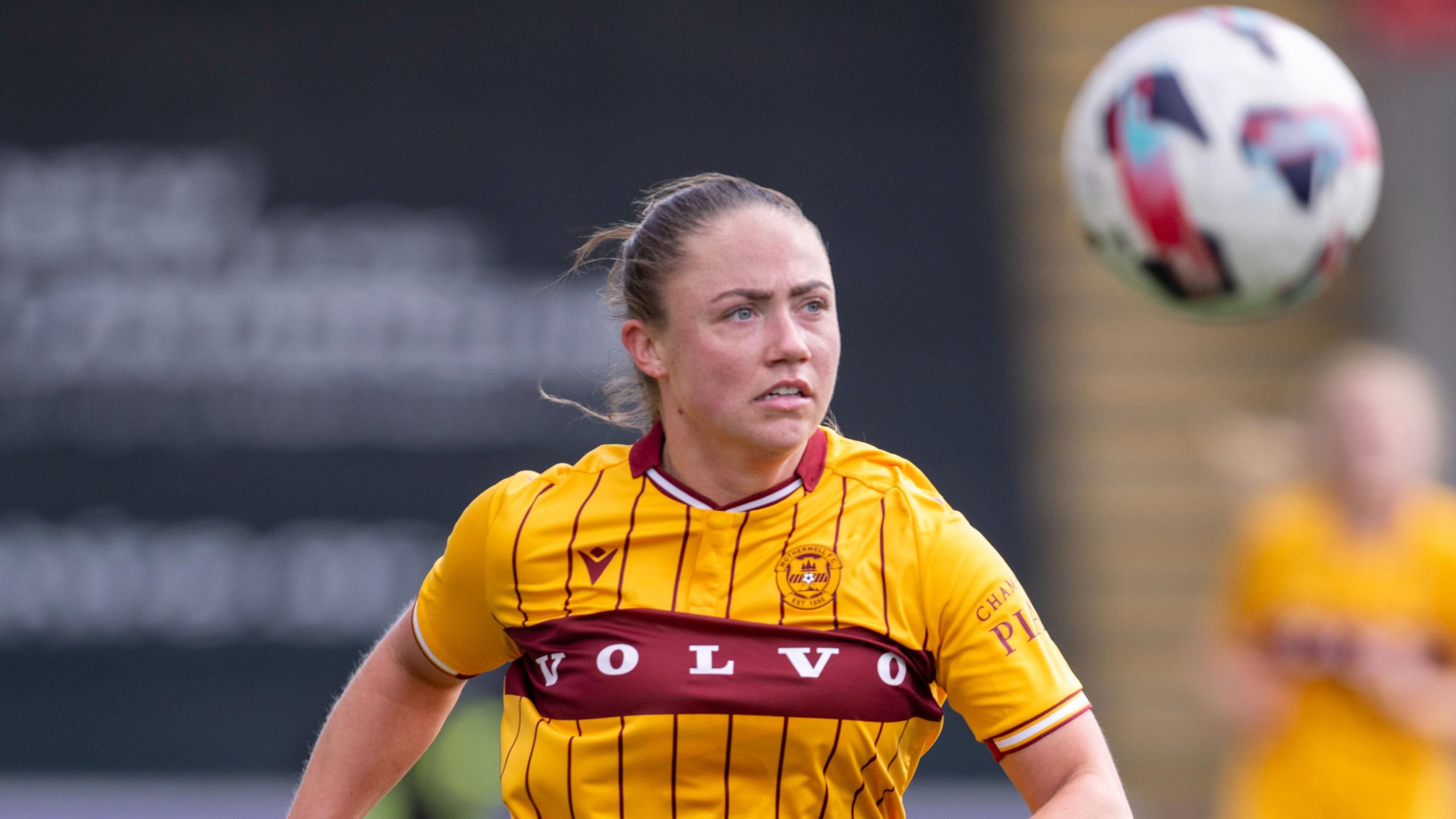 Katie Rice in action for Motherwell