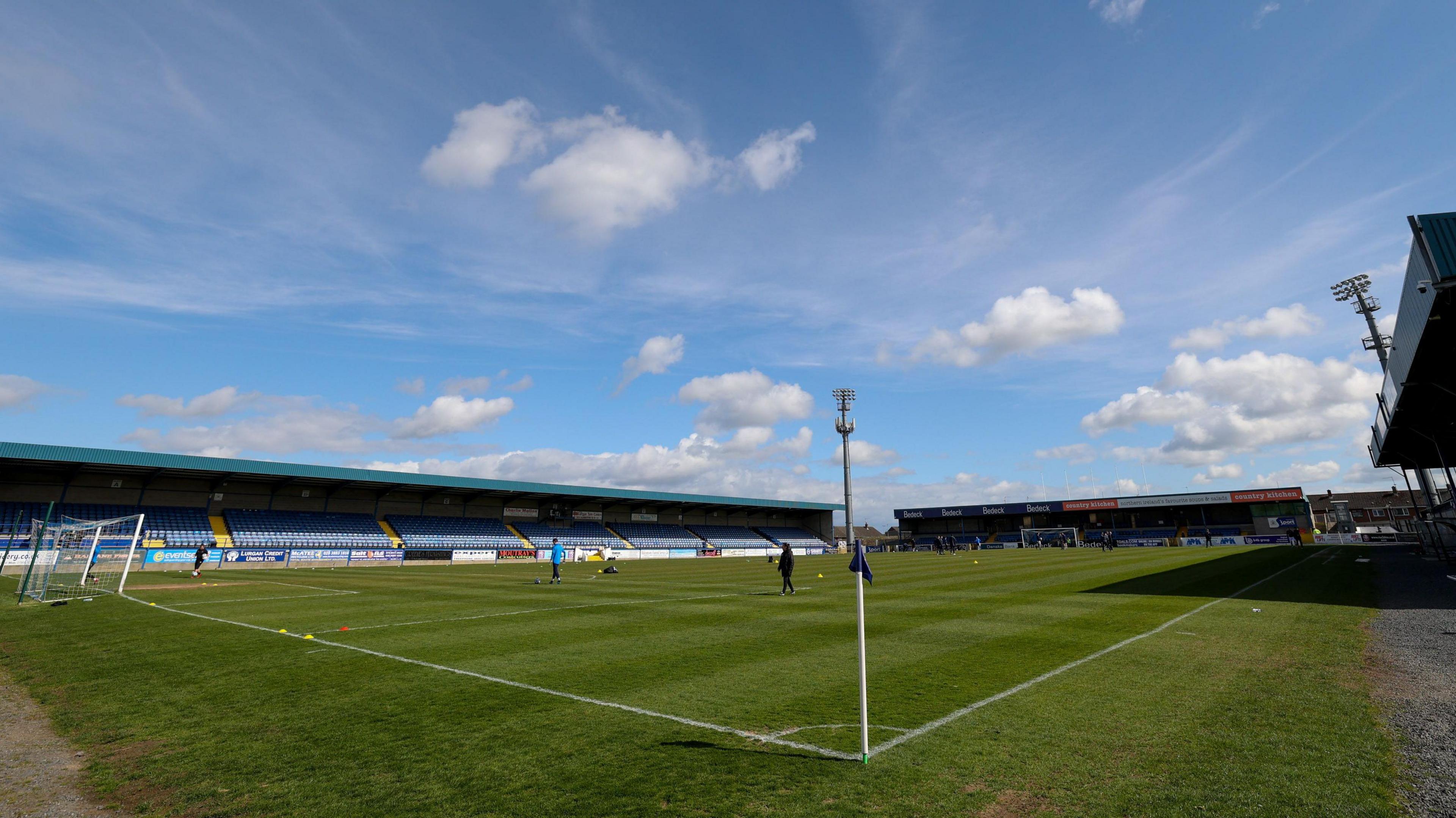 A view of Mourneview Park