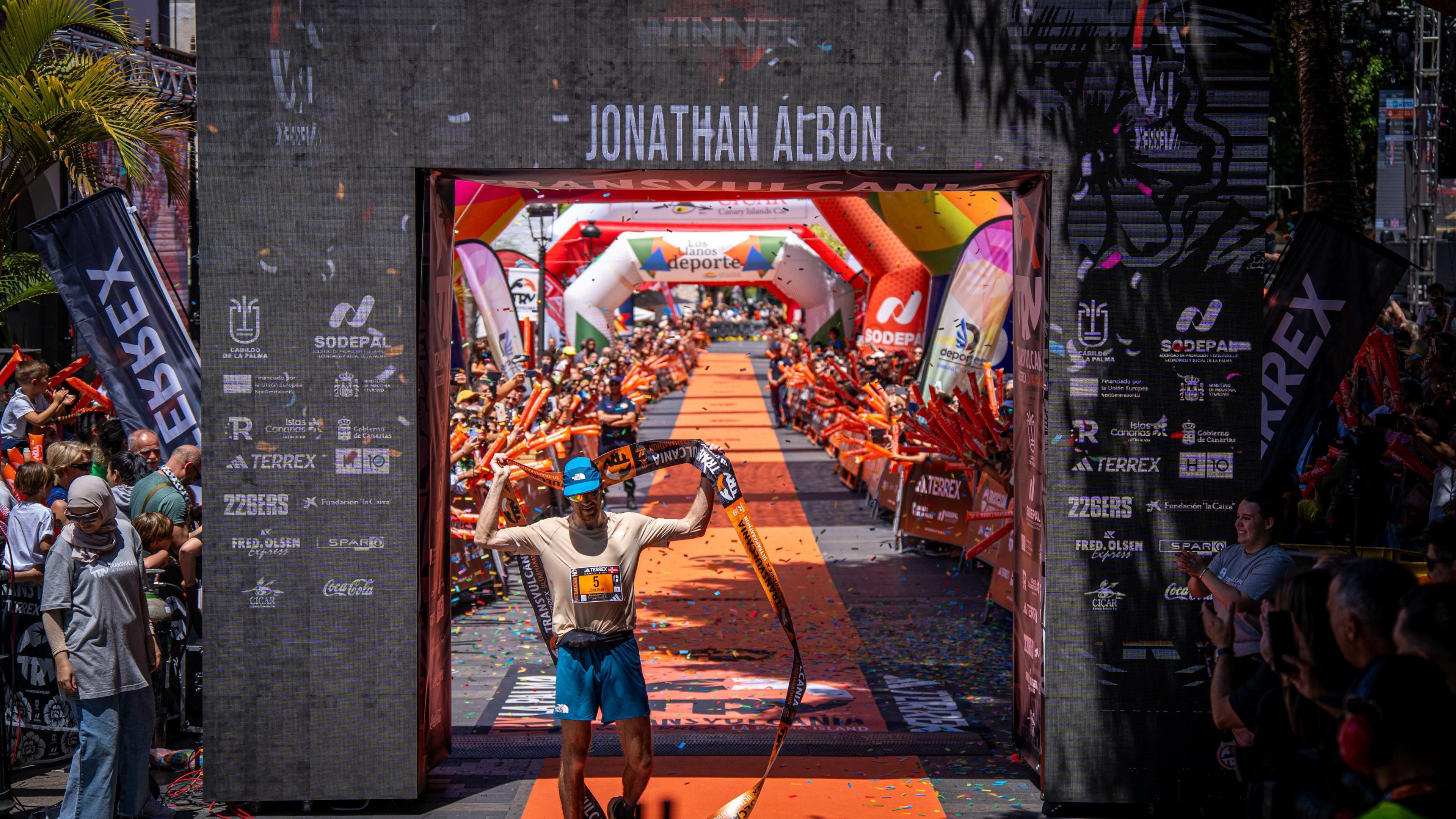 Jonathan Albon claims victory at Transvulcania