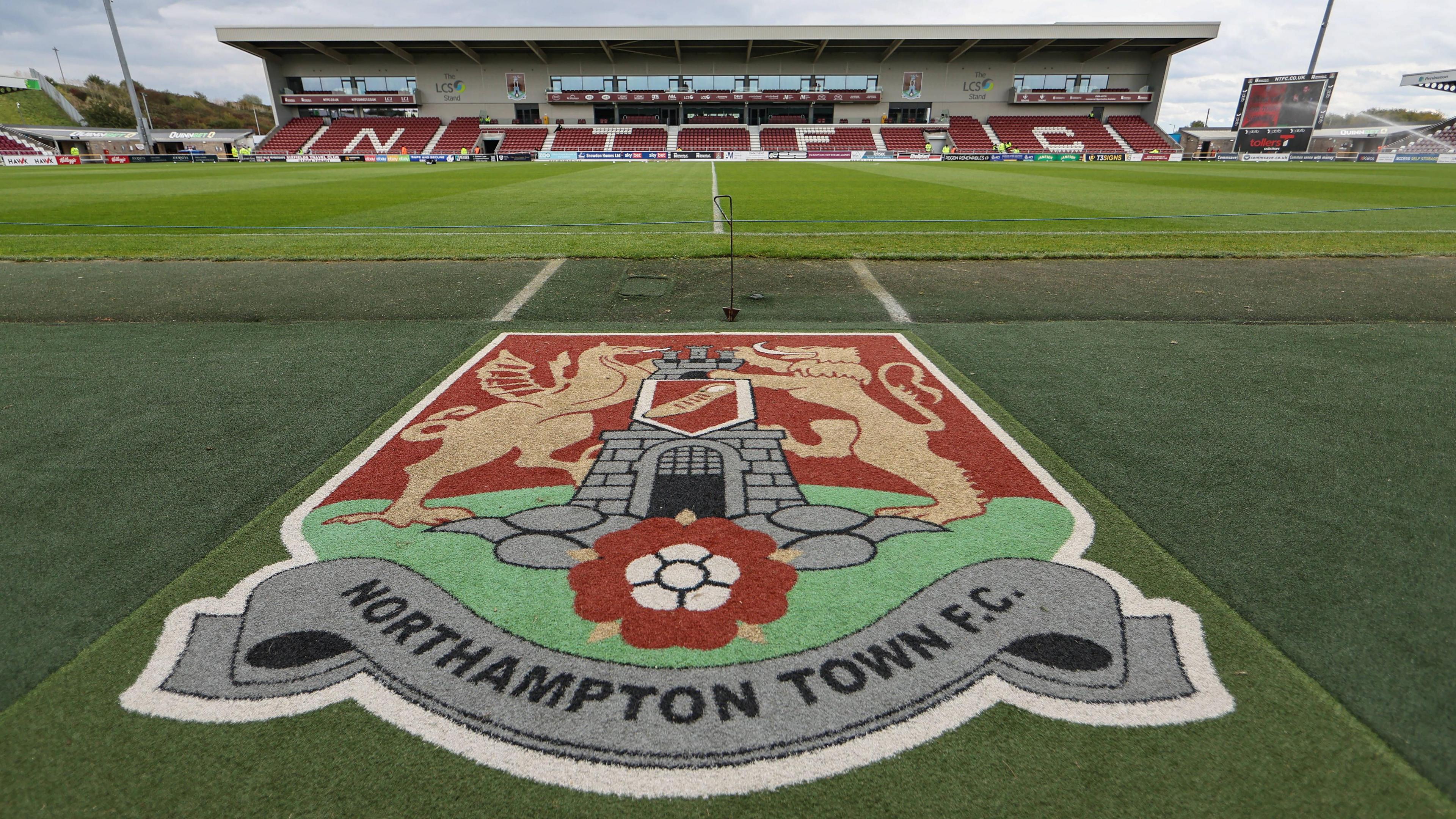 Northampton Town logo at Sixfields