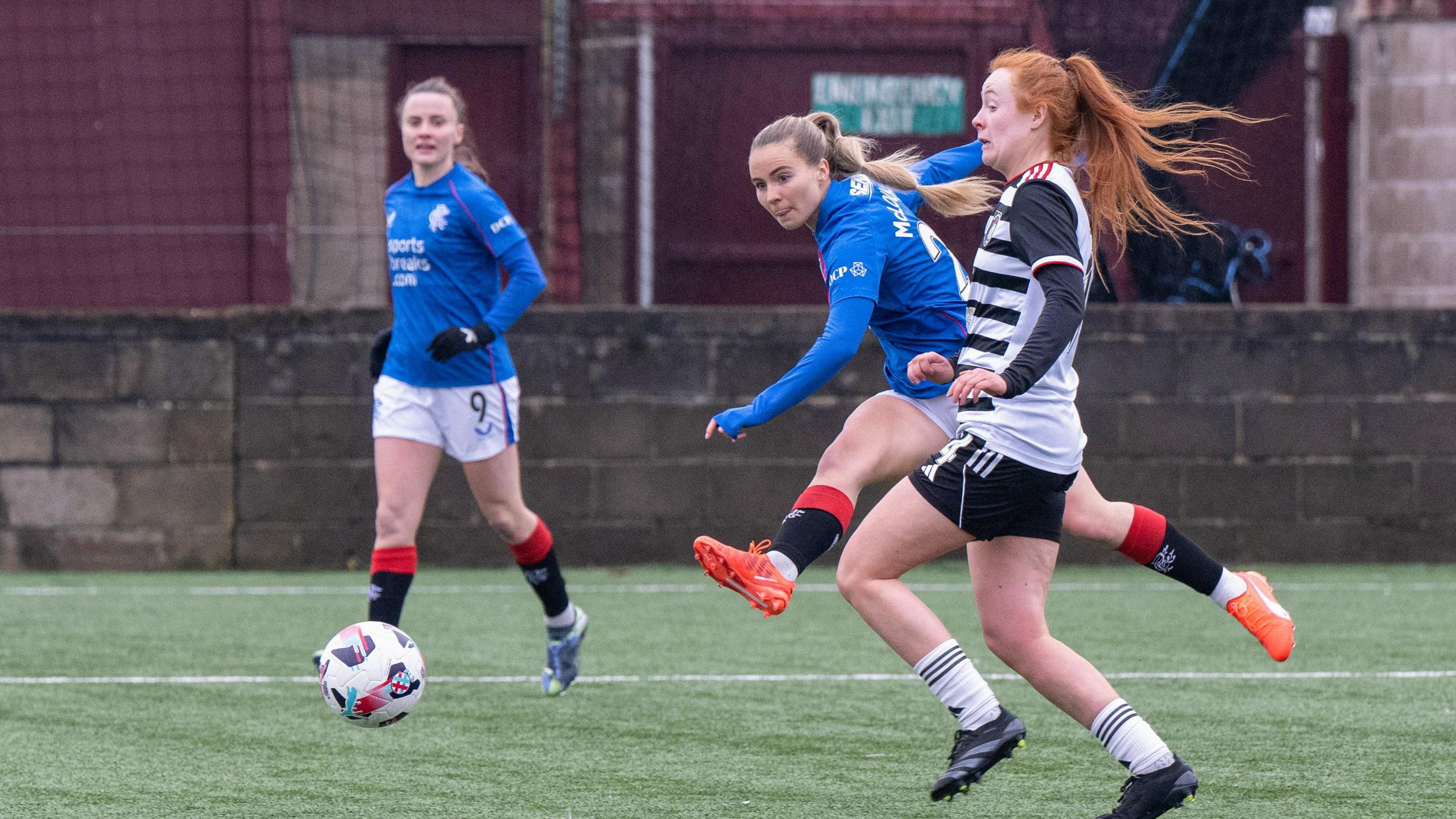 Olivia McLoughlin scores for Rangers