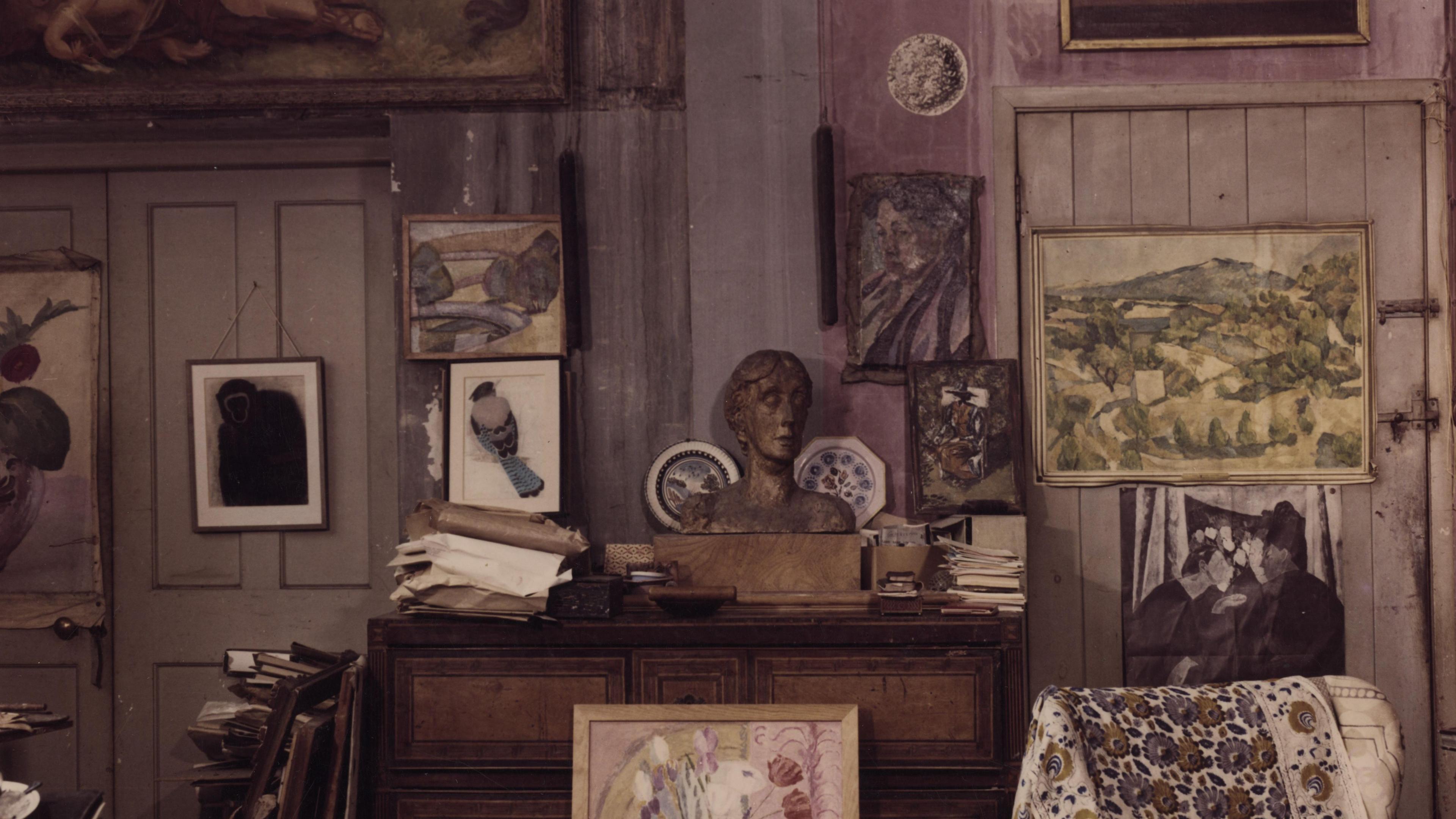 The Studio at Charleston featuring 'Flowers in Jar', in circa 1978.