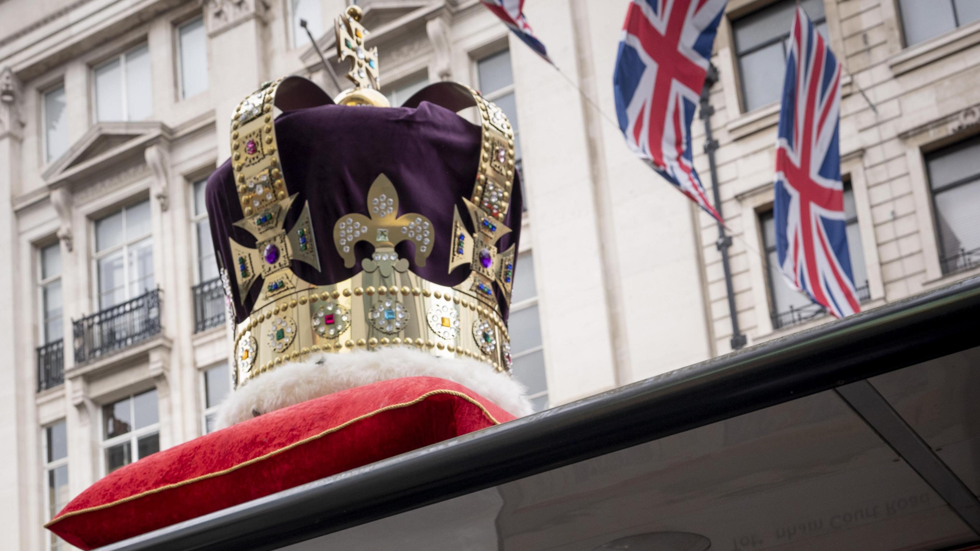 Close up of the crown