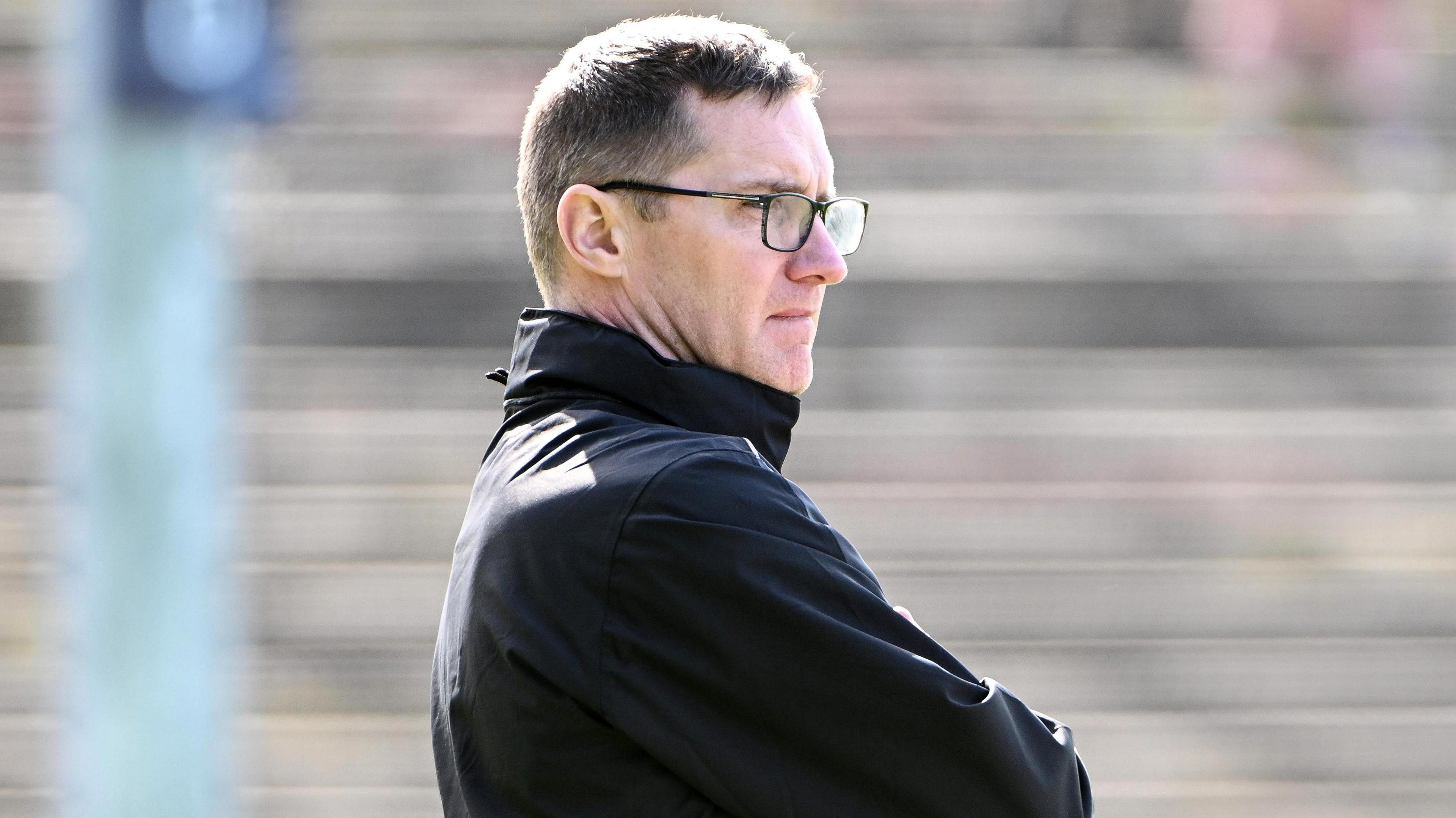 Tony McEntee has stepped down as Sligo manager after five seasons in charge, here he is watching on during one of those games.