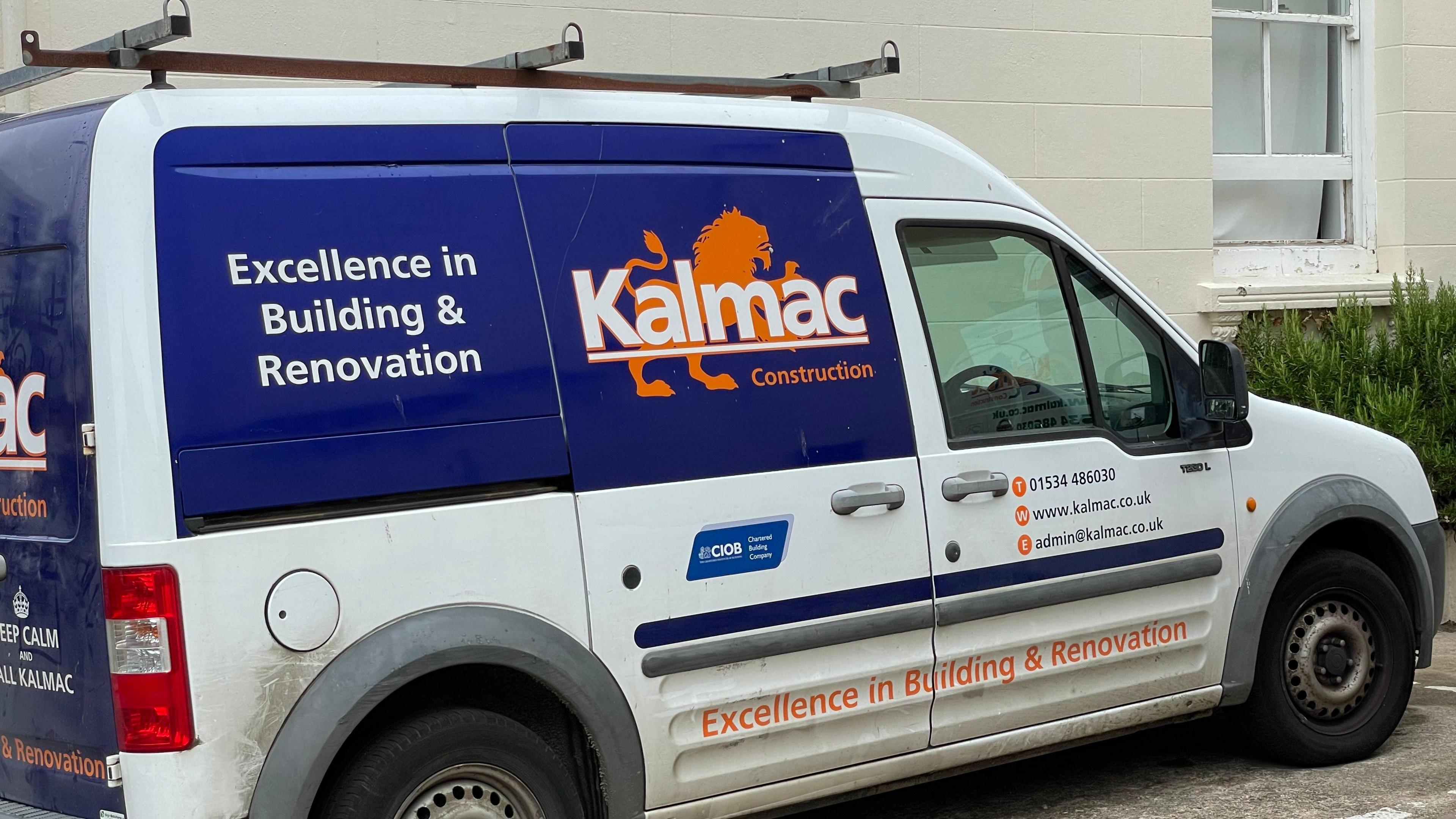 Close up of Kalmac van