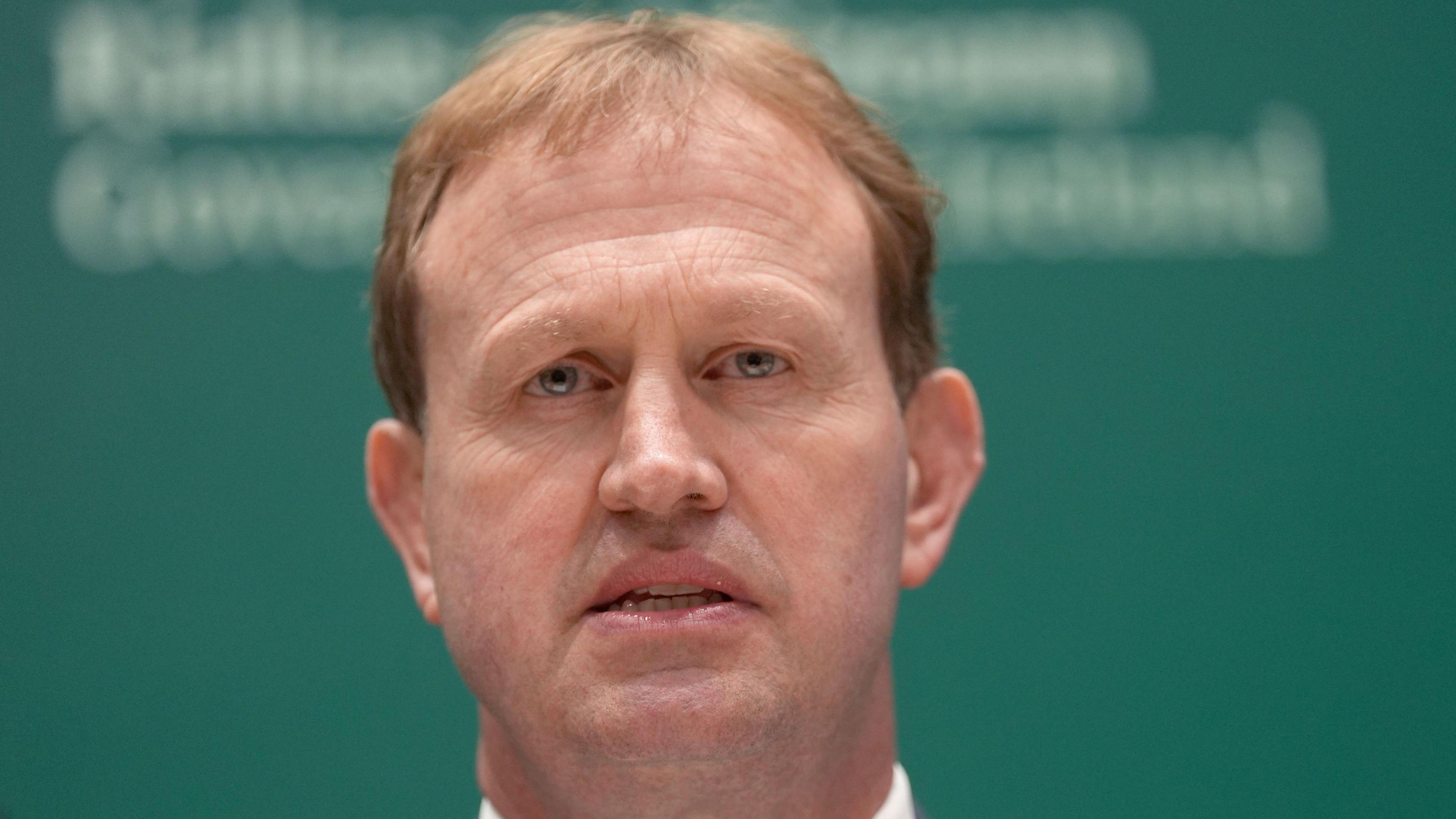 Jim O'Callaghan, he has light hair.