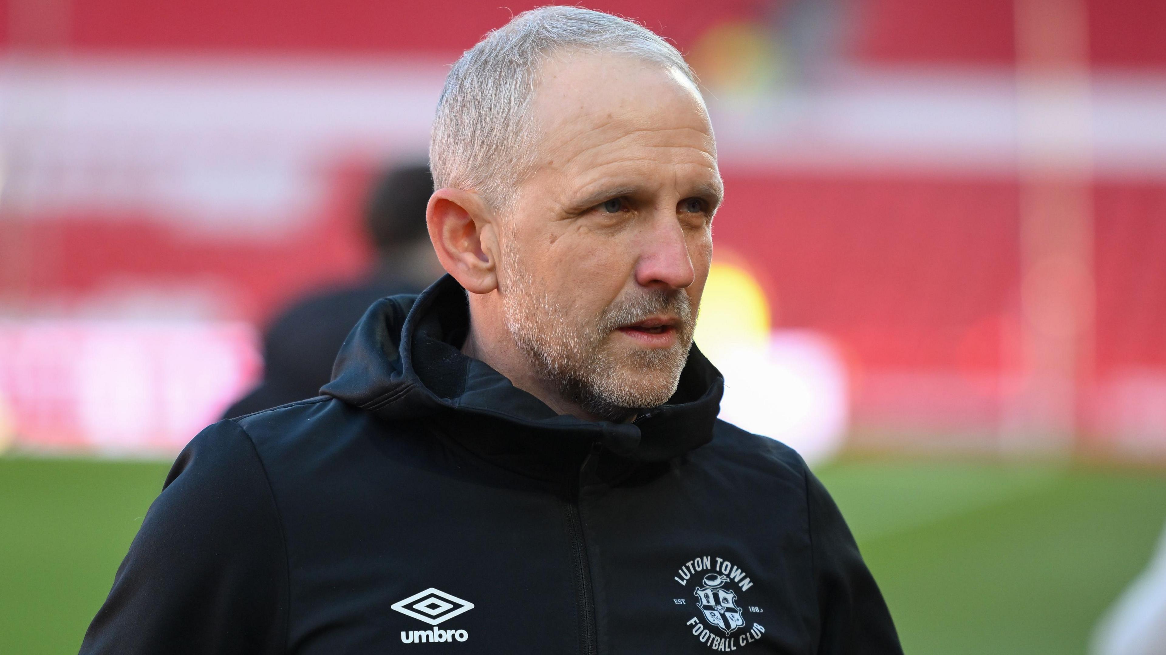 Luton Town assistant coach Paul Trollope during the FA Cup third round game at Nottingham Forest