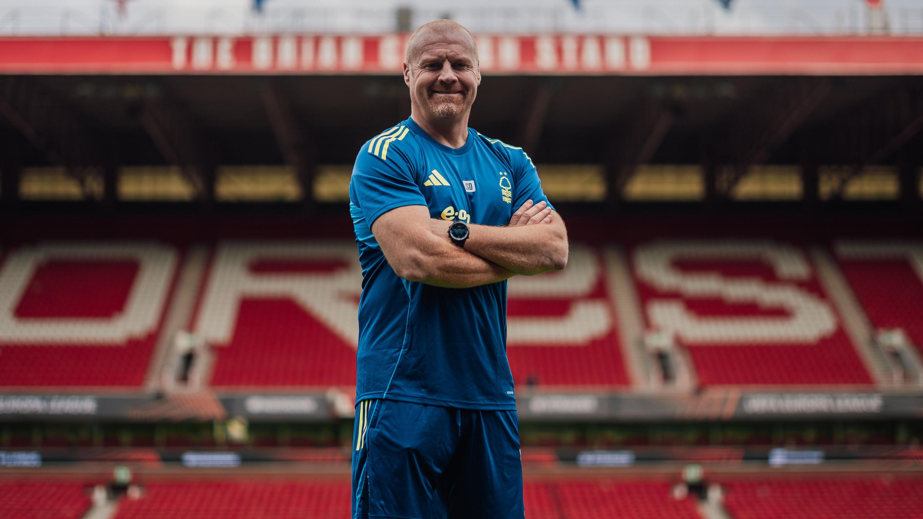 Sean Dyche at the City Ground
