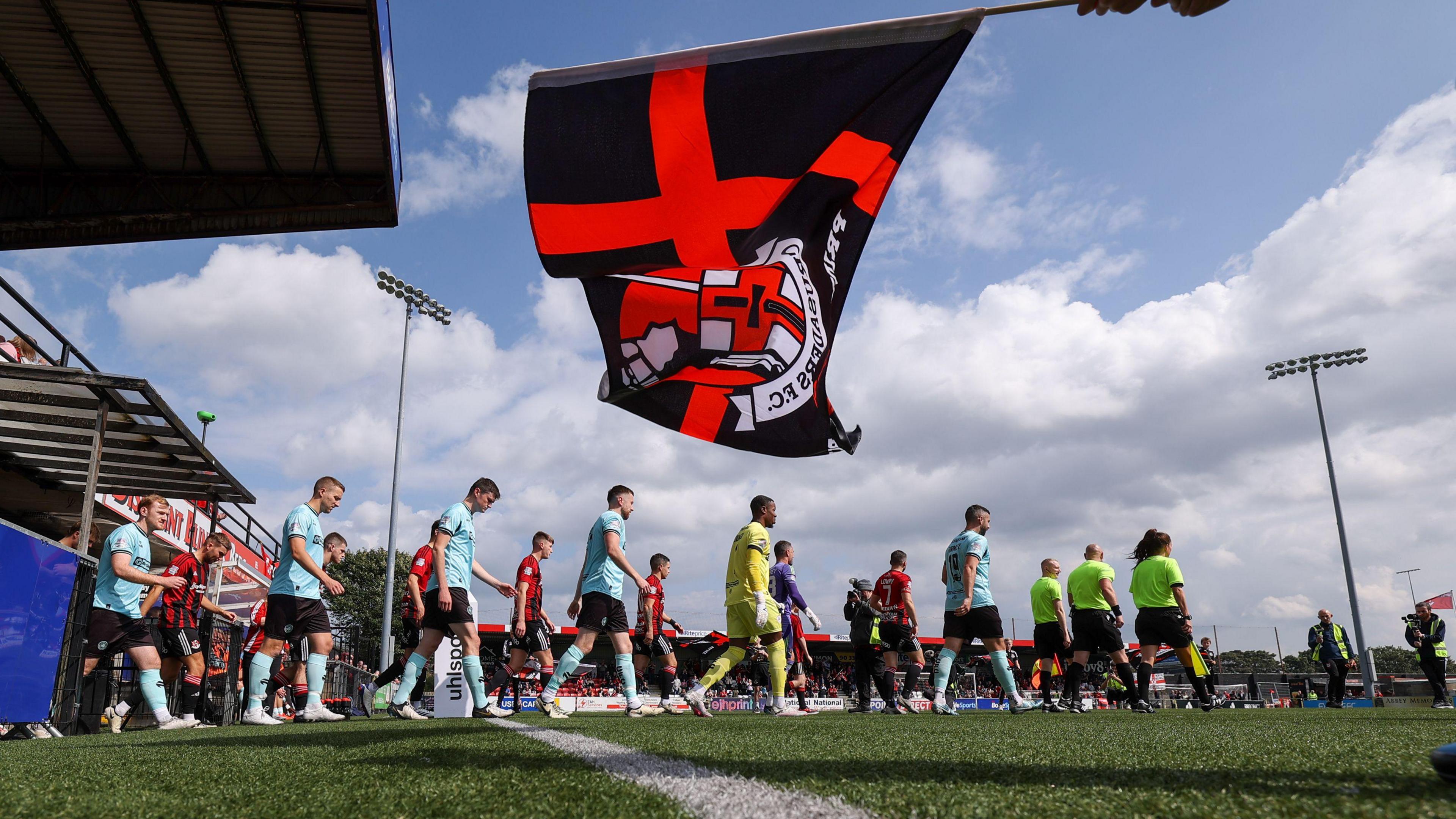 Teams come out at Seaview