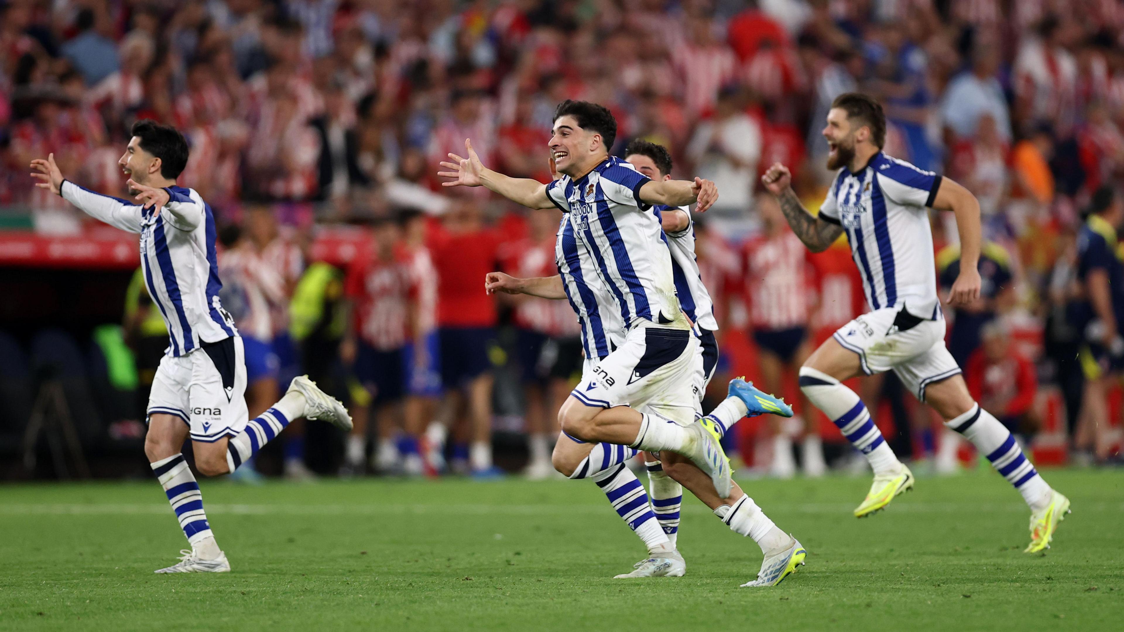 Real Sociedad celebrate