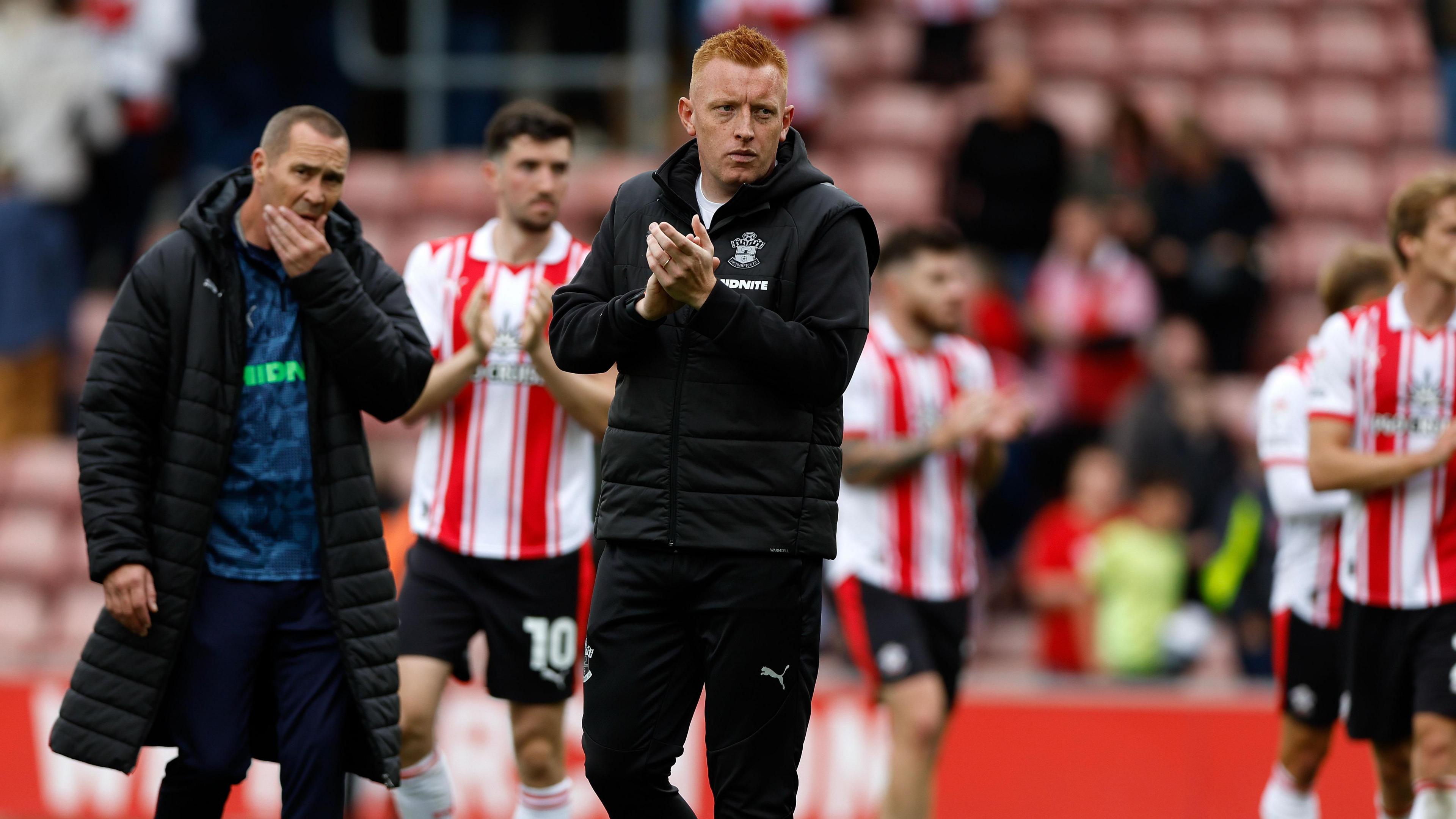 Will Still clapping to Saints fans