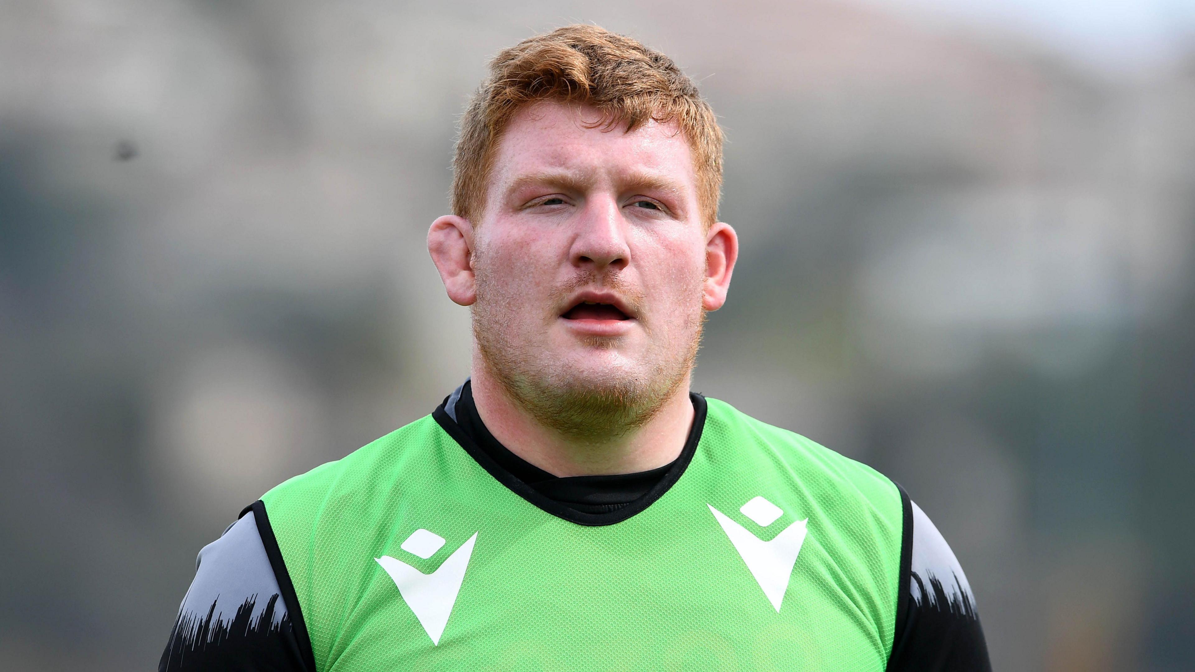 Rhys Carre in Wales training 