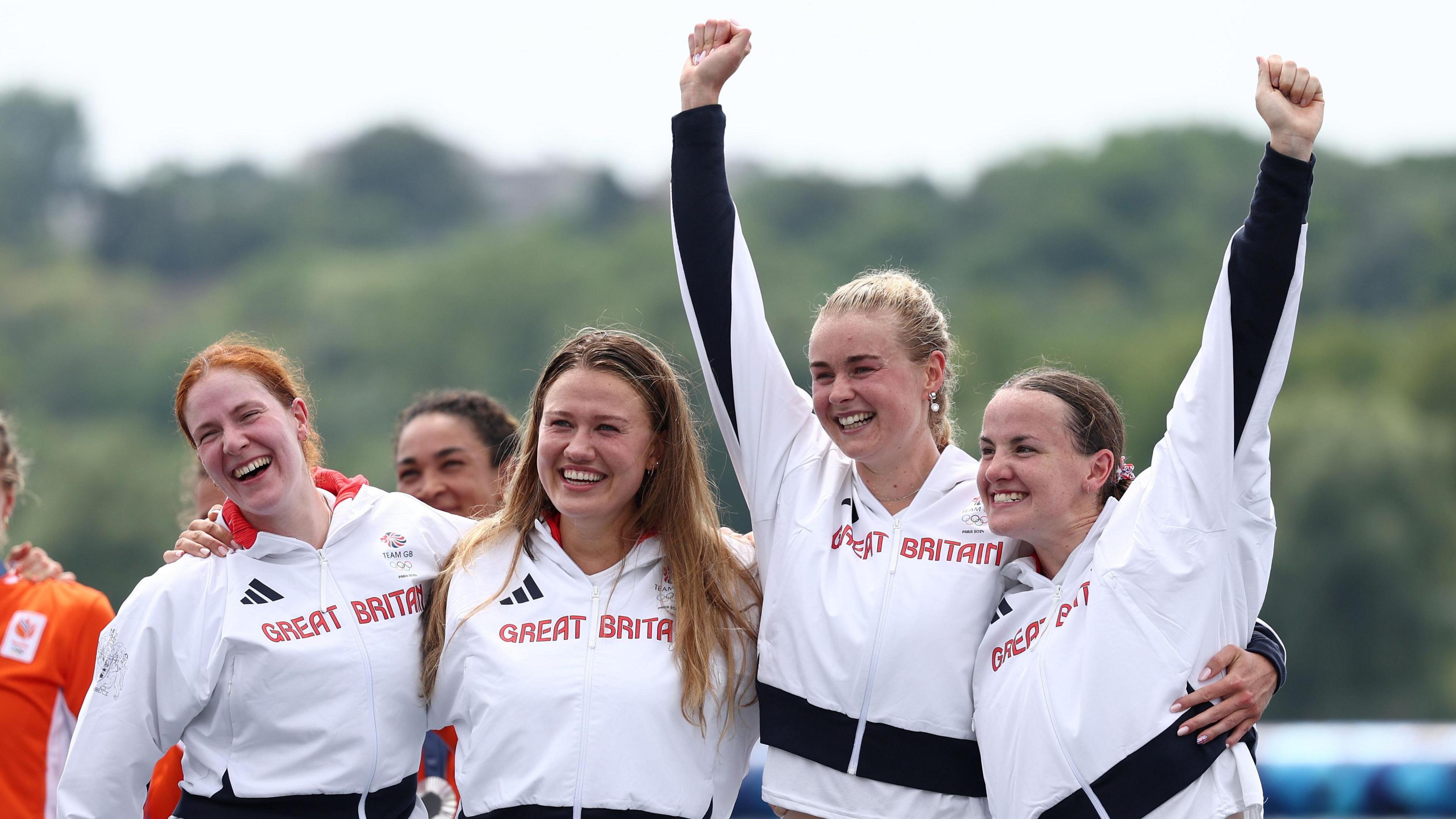 Olympics rowing: Hannah Scott wins quadruple sculls gold with Team GB ...