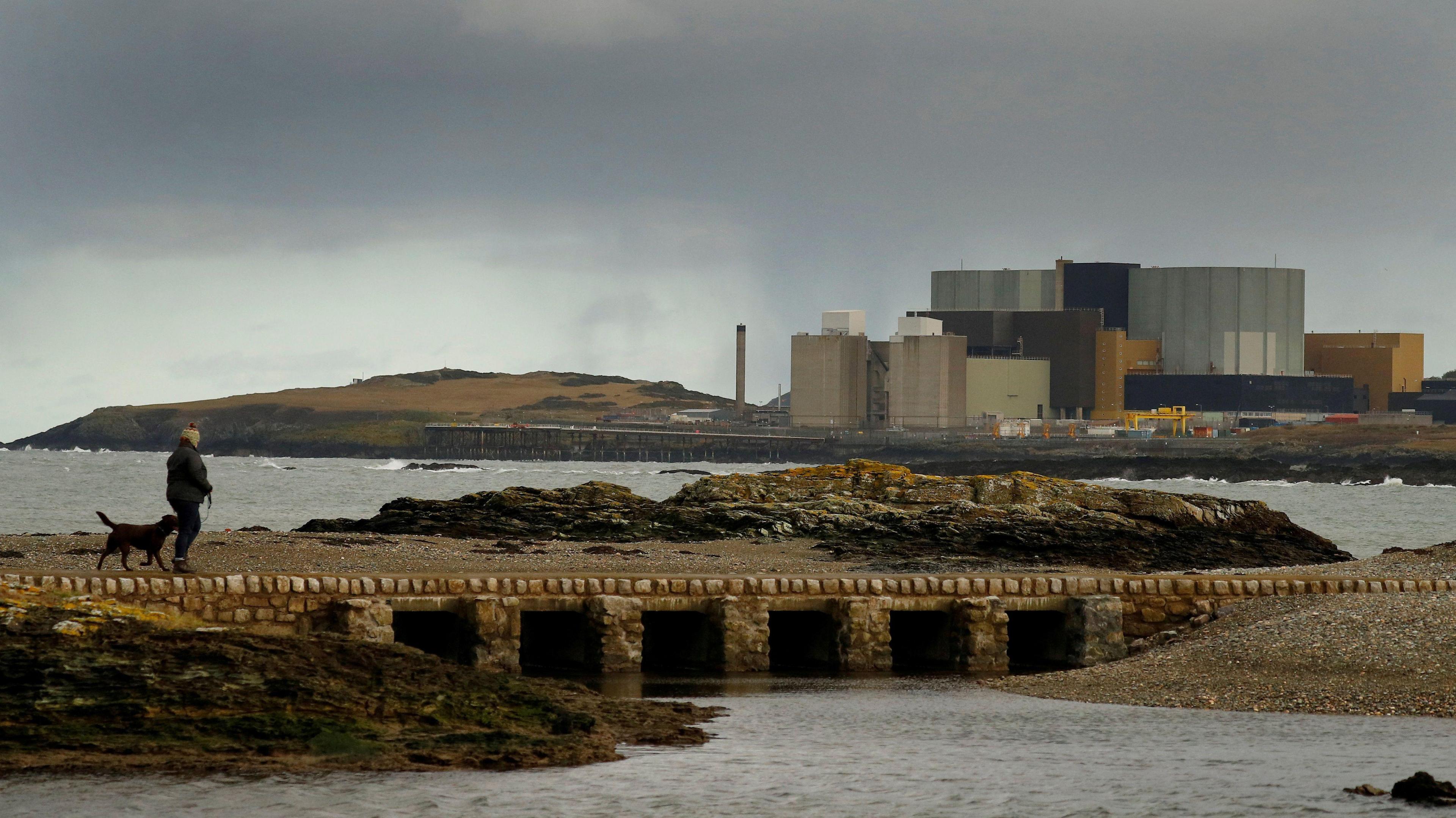 Wylfa nuclear power station on Anglesey