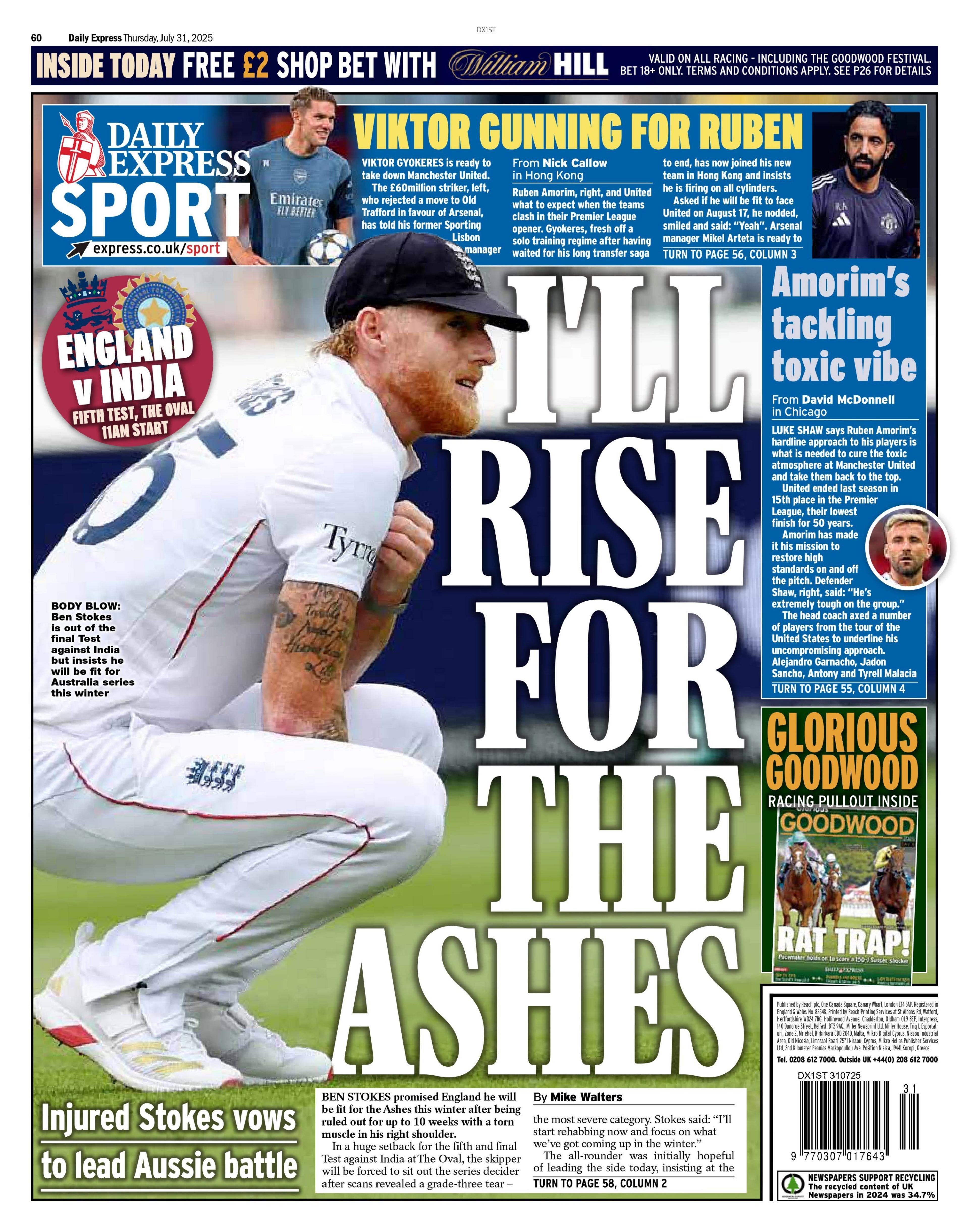 Express back page