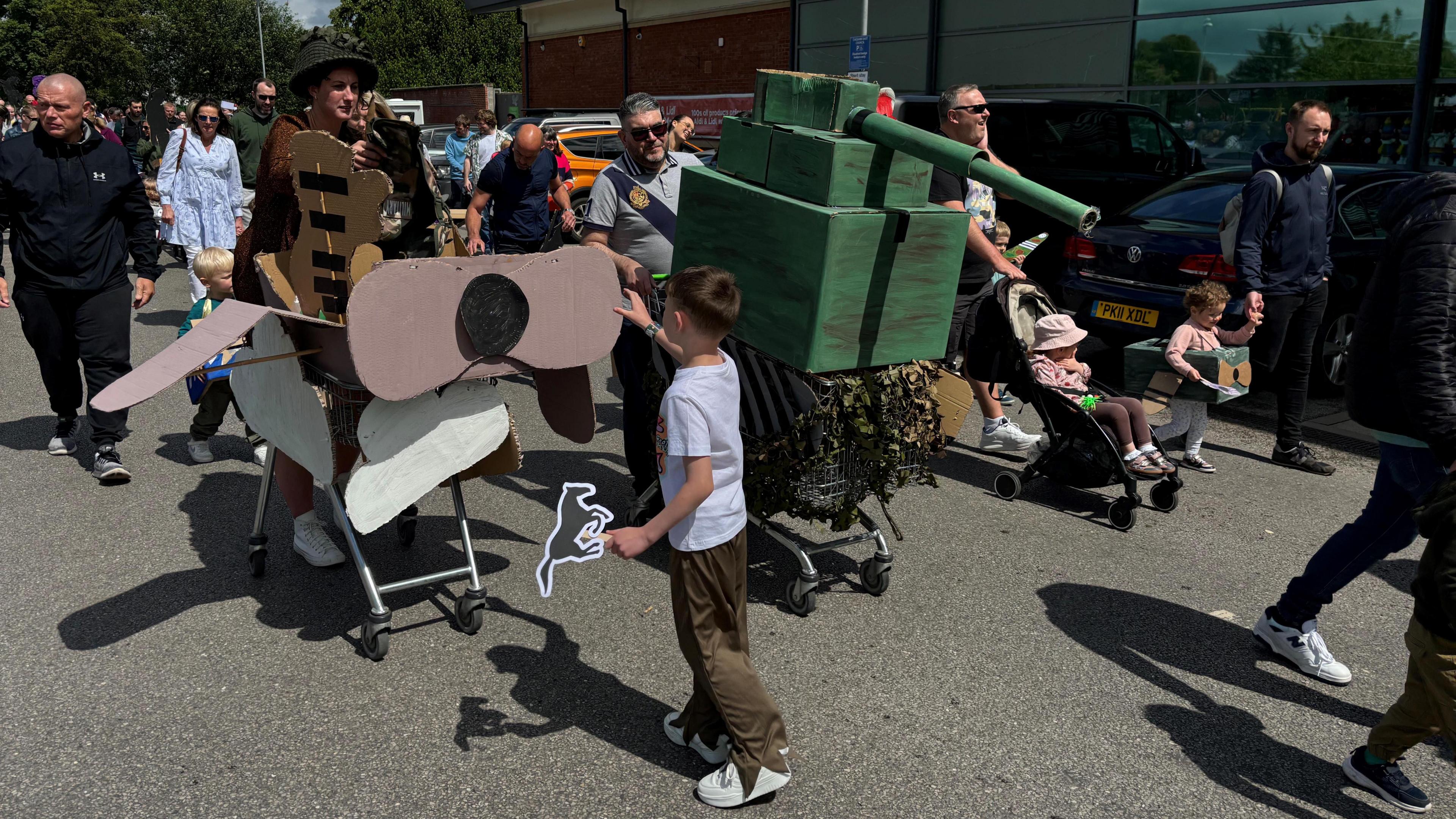 The Alsager Carnival parade