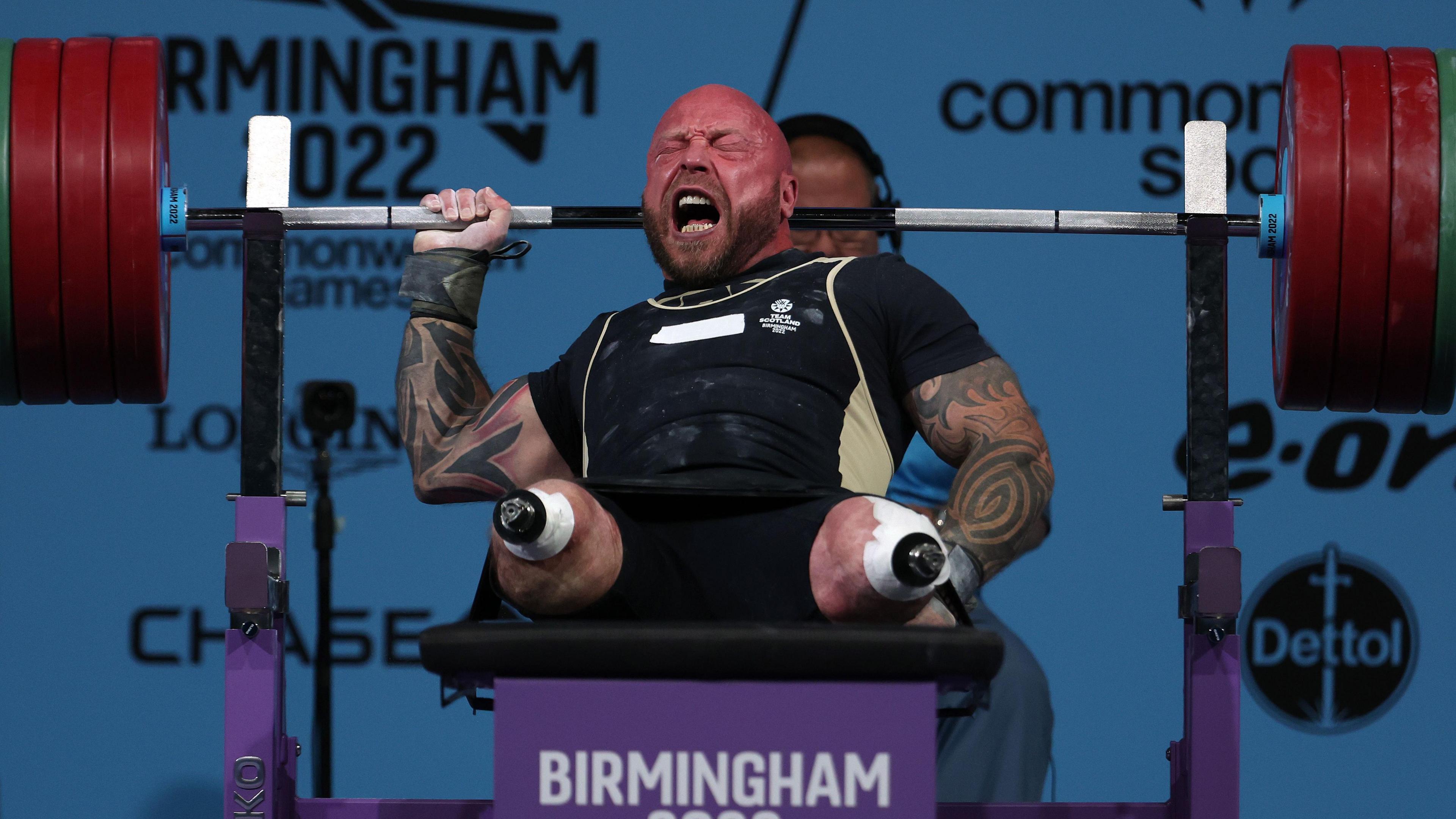 Micky Yule won Para-powerlifting bronze for Scotland in the 2022 Commonwealth Games