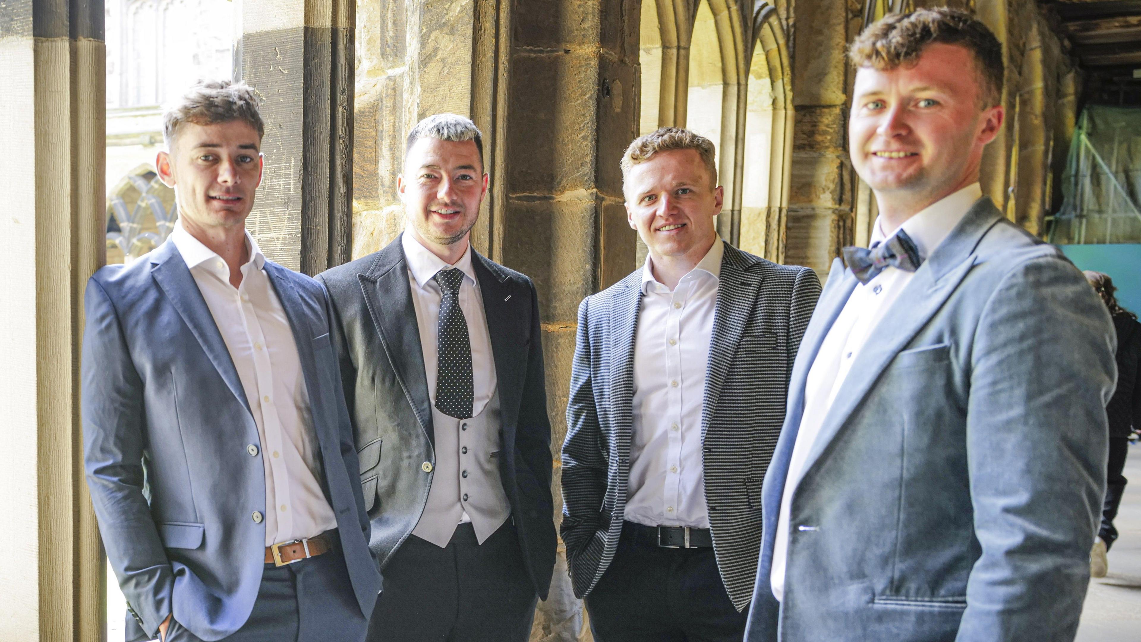 Grant Hardie, Hammy McMillan, Bobby Lammie a Bruce Mouat