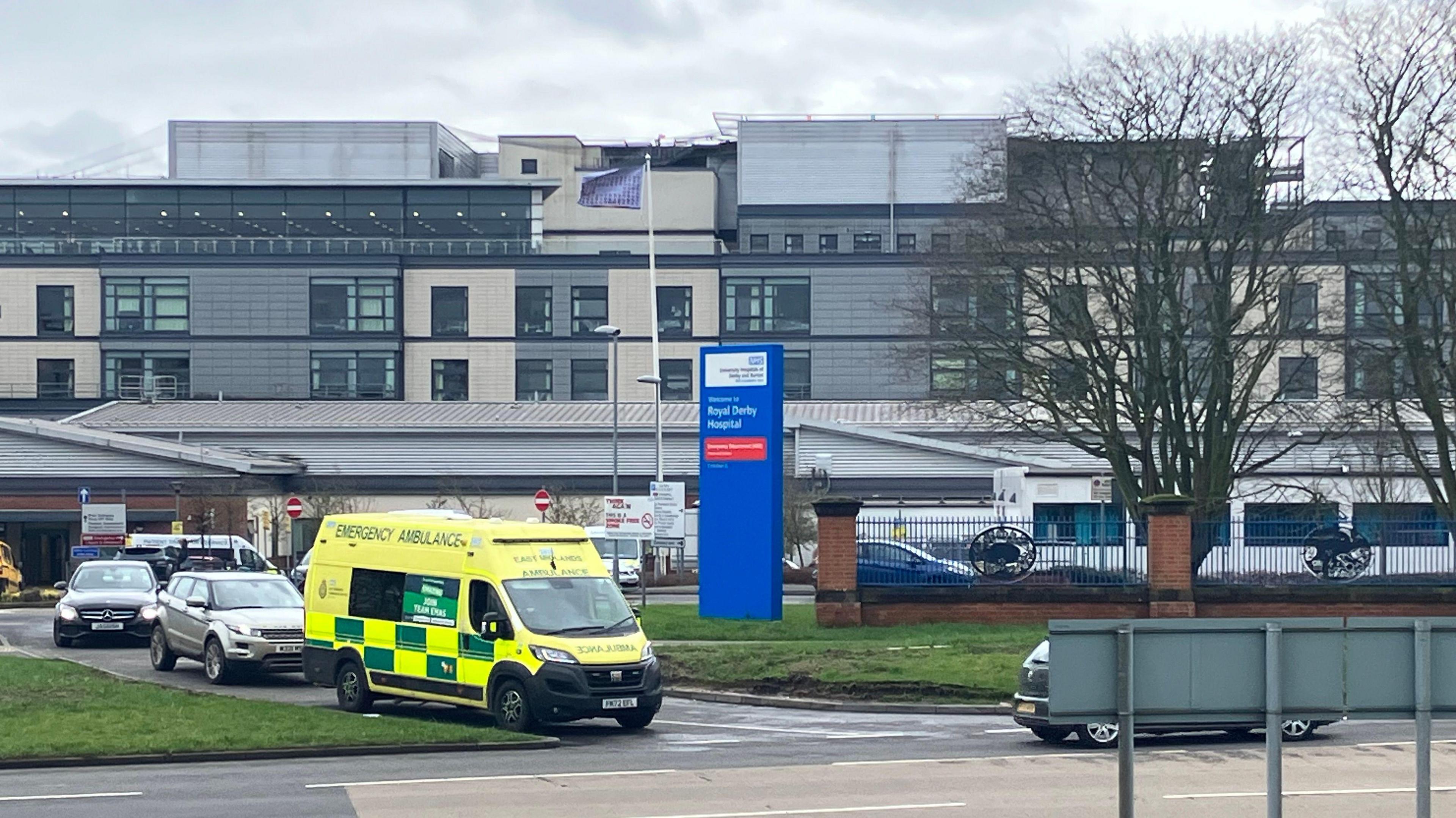 A general view of Royal Derby Hospital