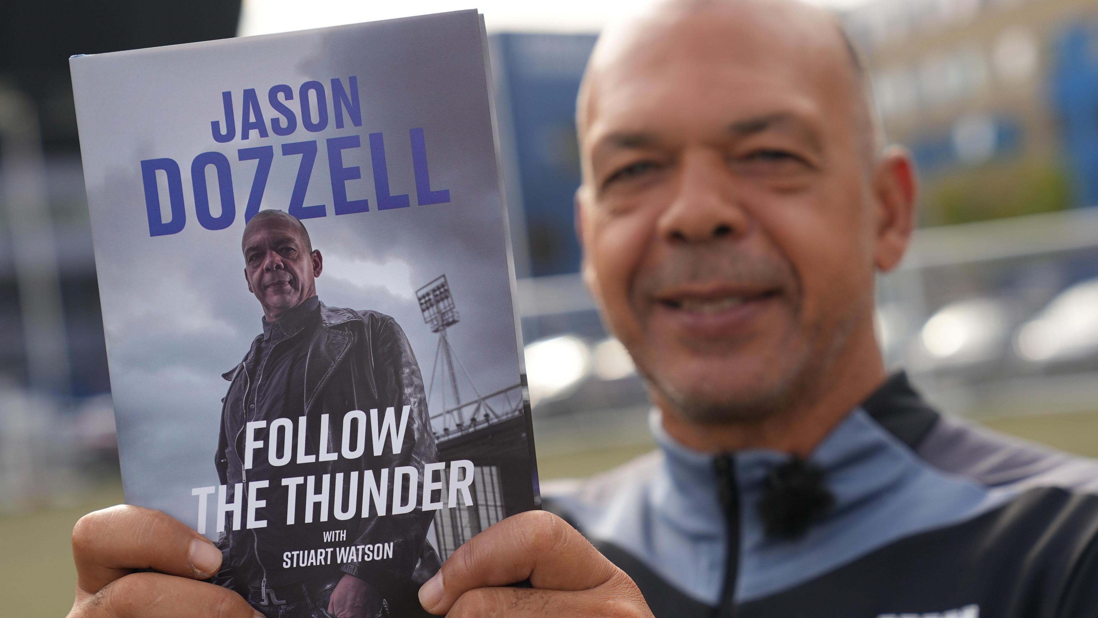 Jason Dozzell pictured with his new autobiography