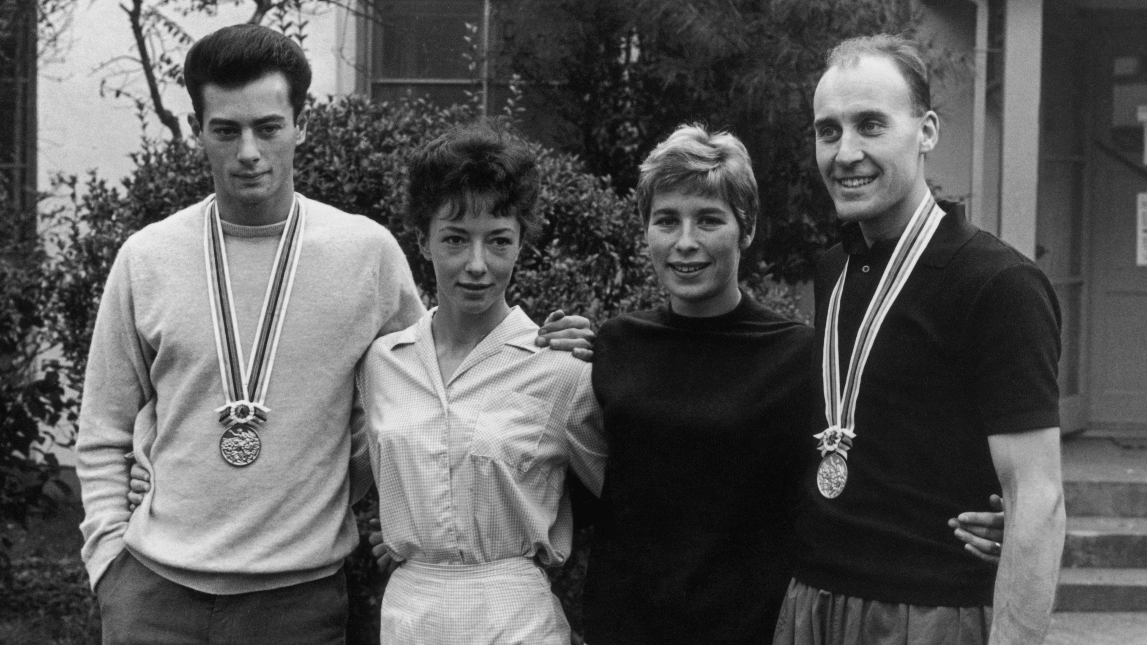 Lynn Davies, Ann Packer, Mary Rand and Ken Matthews