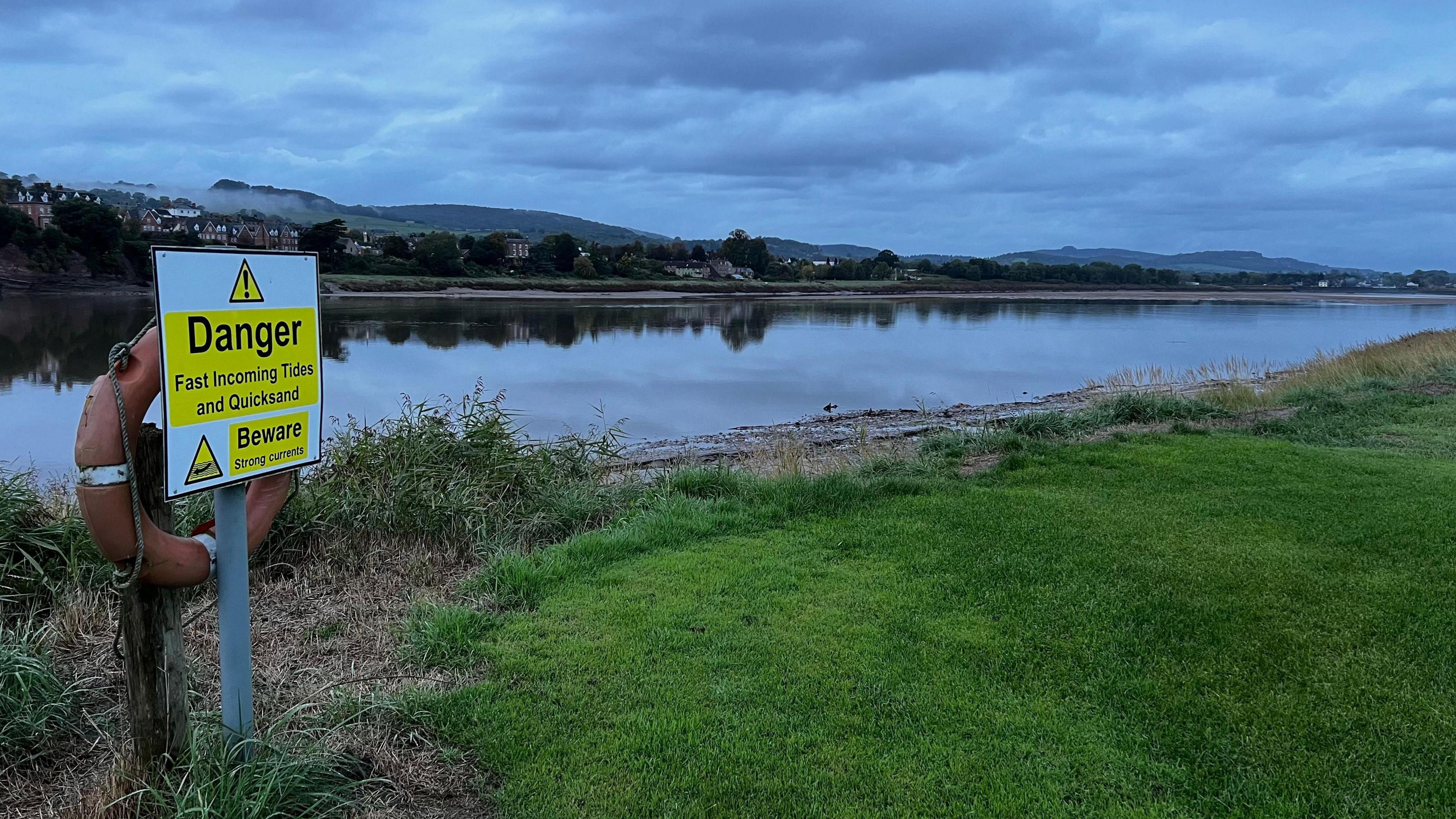 The River Severn at Arlingham, Gloucestershire, where EDF are considering creating a new 'saltmarsh' to breed fish.