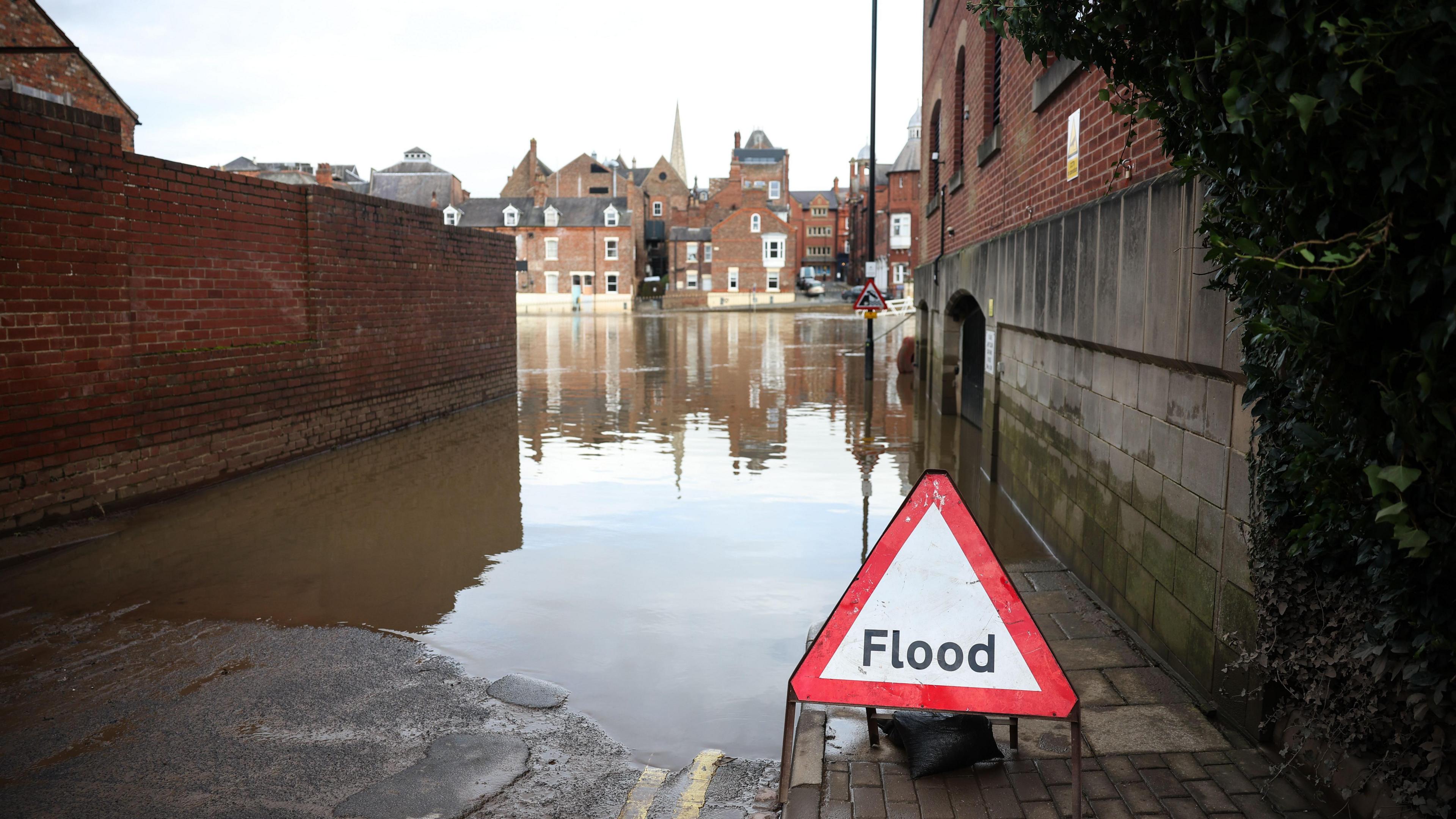 Flooding in York in February 2024