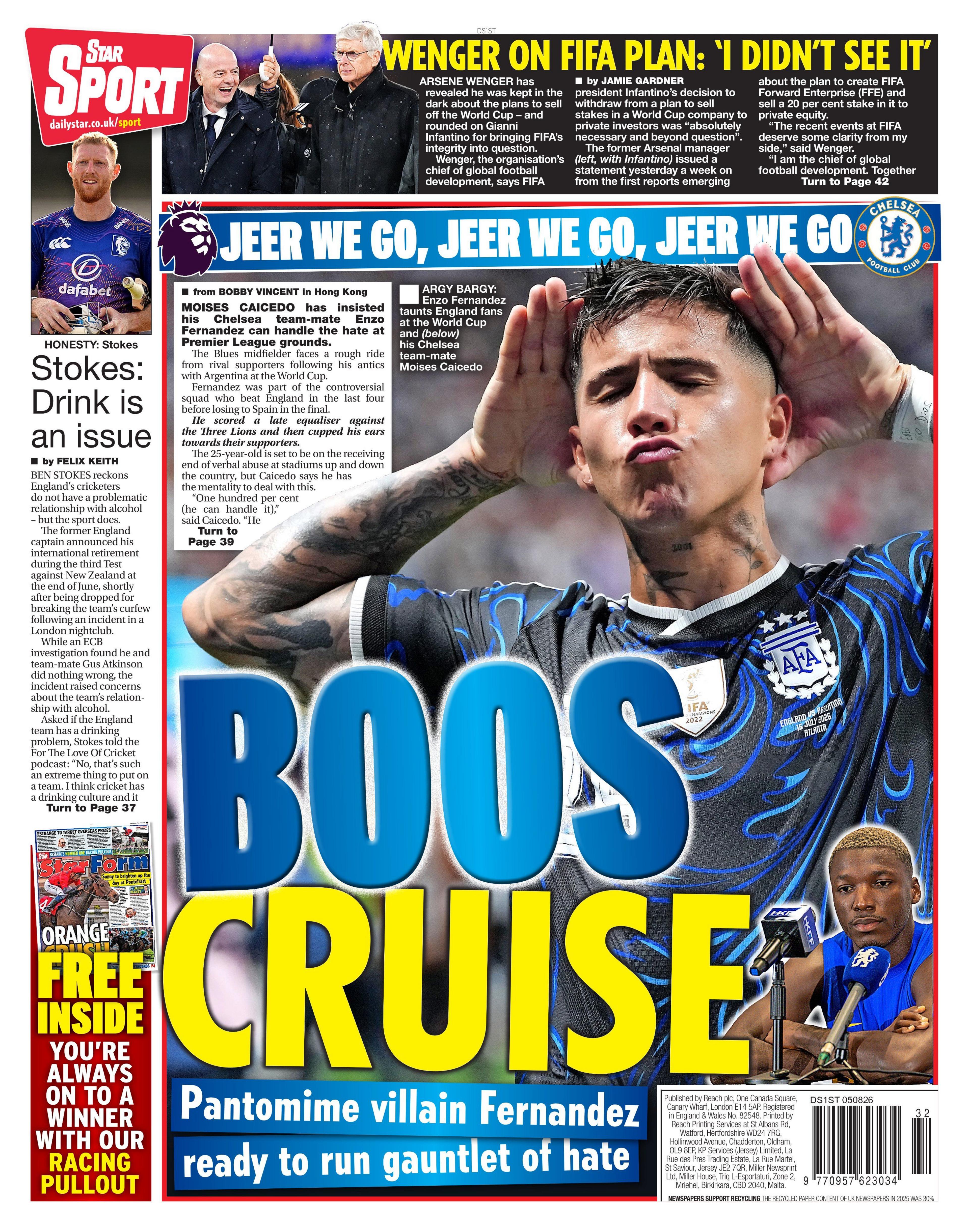 Star back page