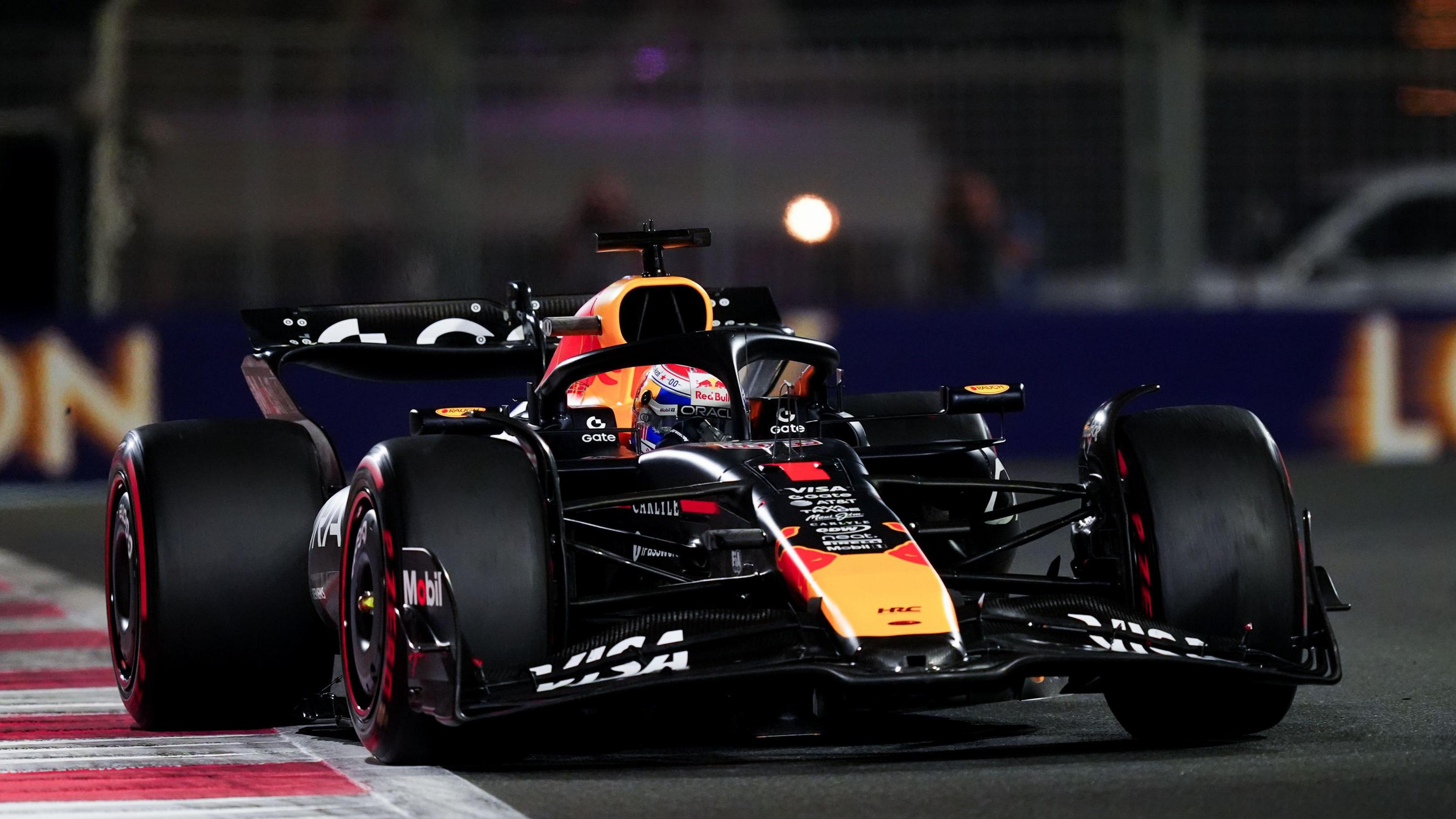 Red Bull's Max Verstappen during second practice for the Abu Dhabi Grand Prix