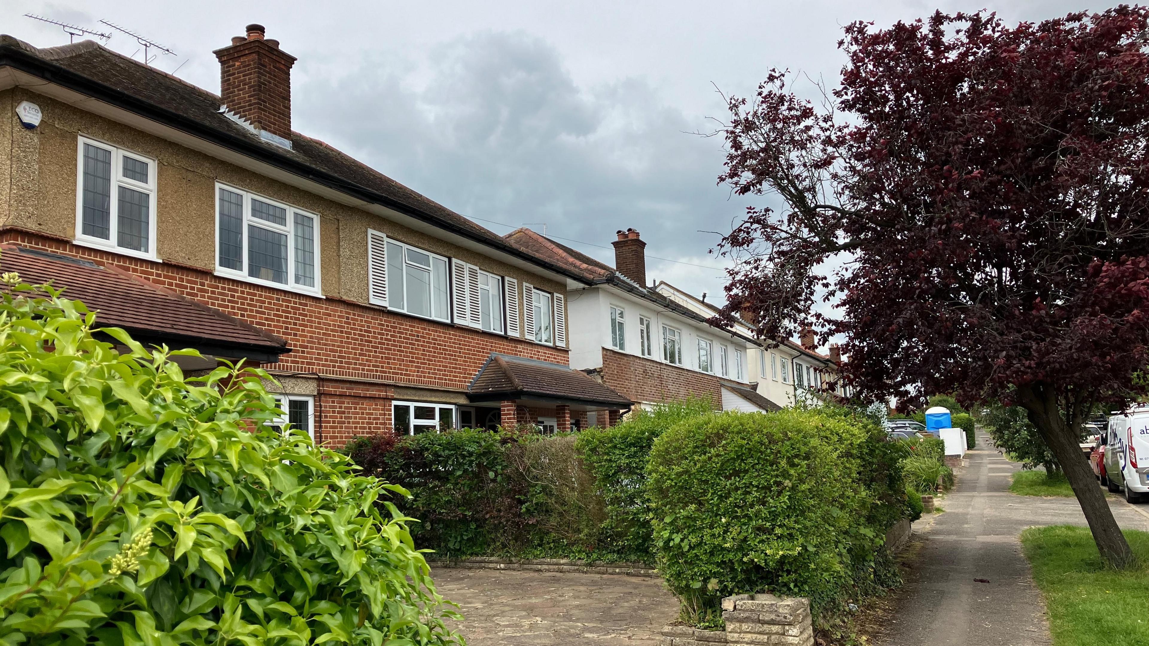 Terraced houses in St Albans