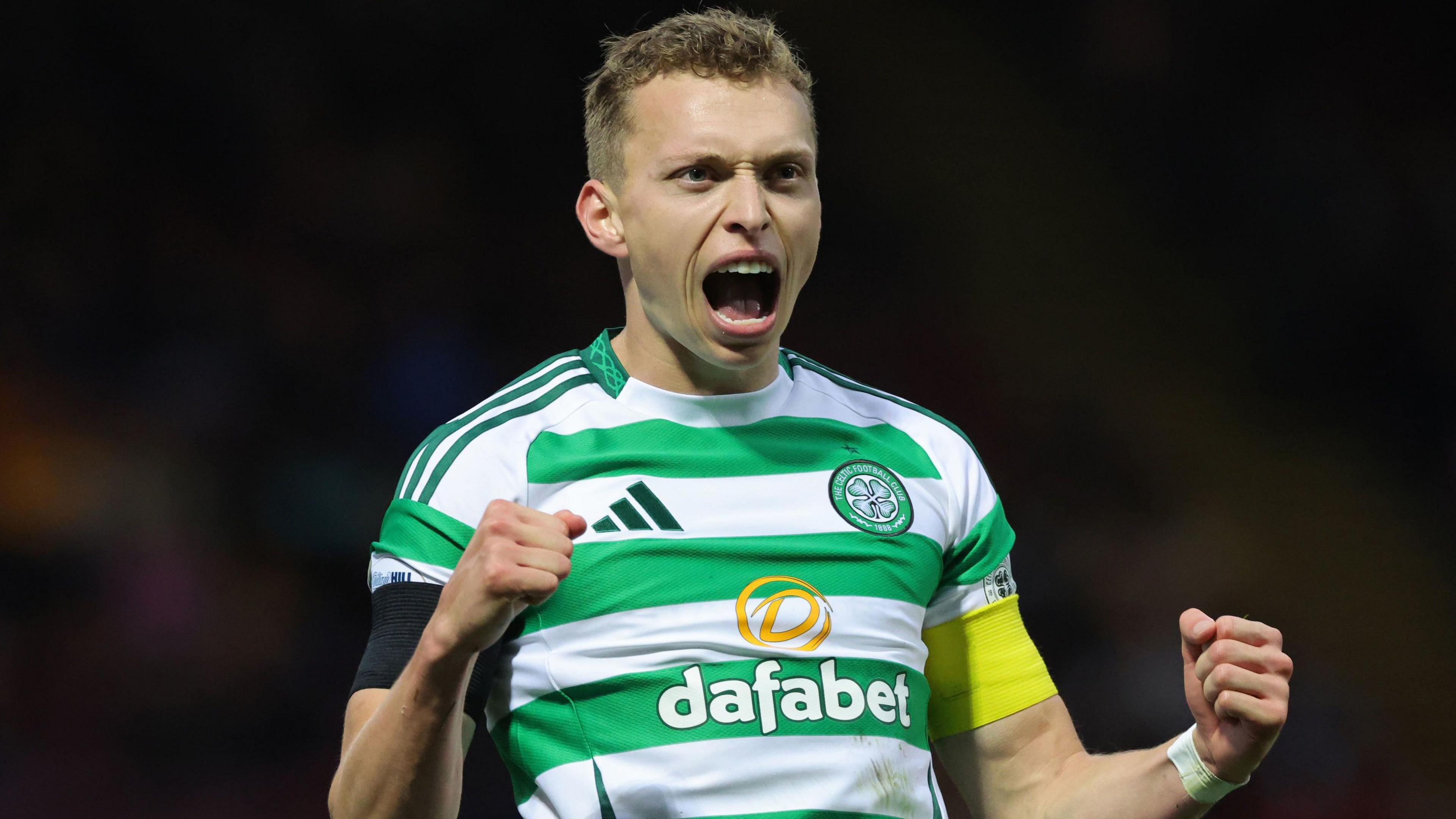Celtic right-back Alistair Johnston