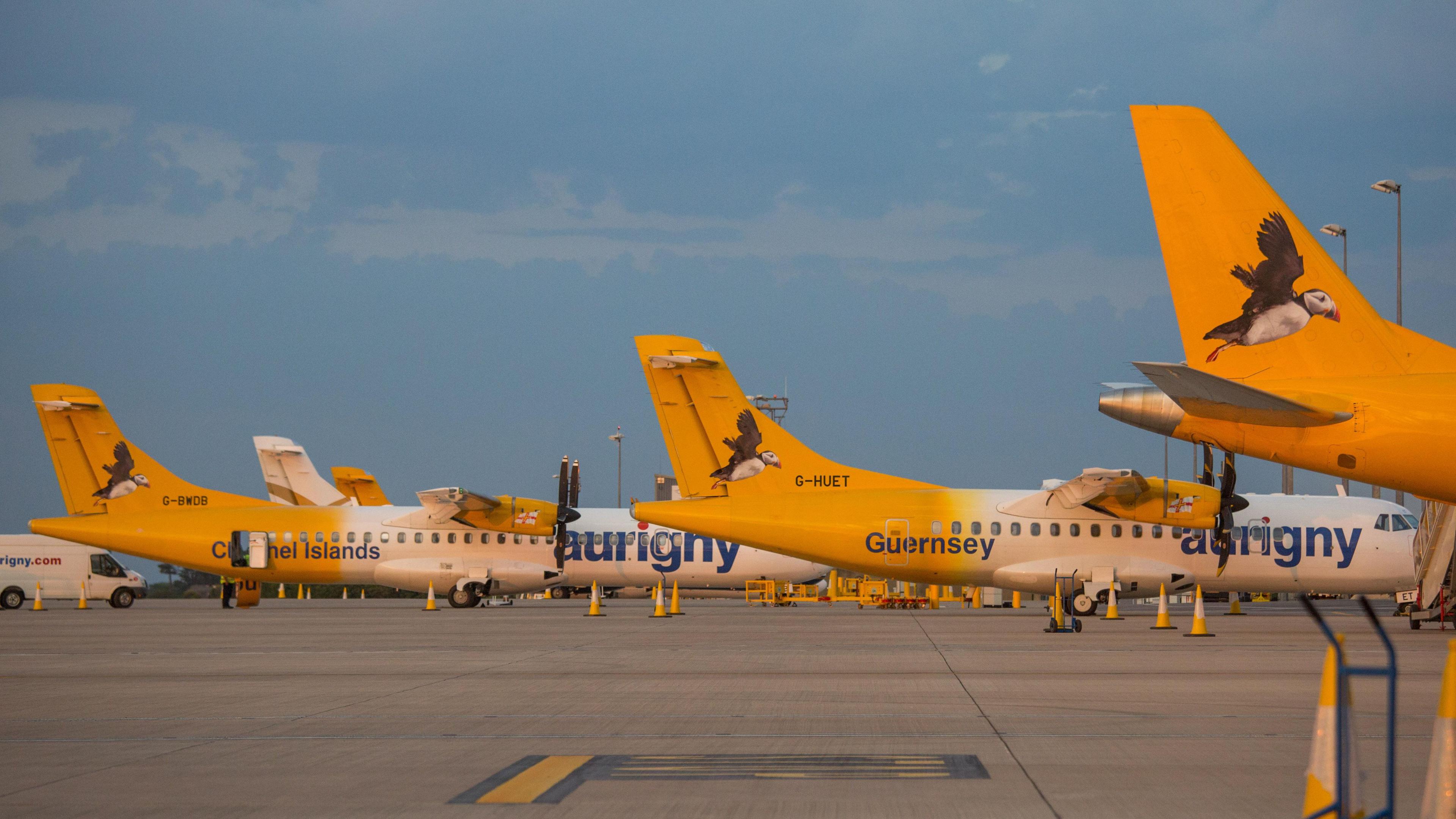 Aurigny Guernsey airplanes