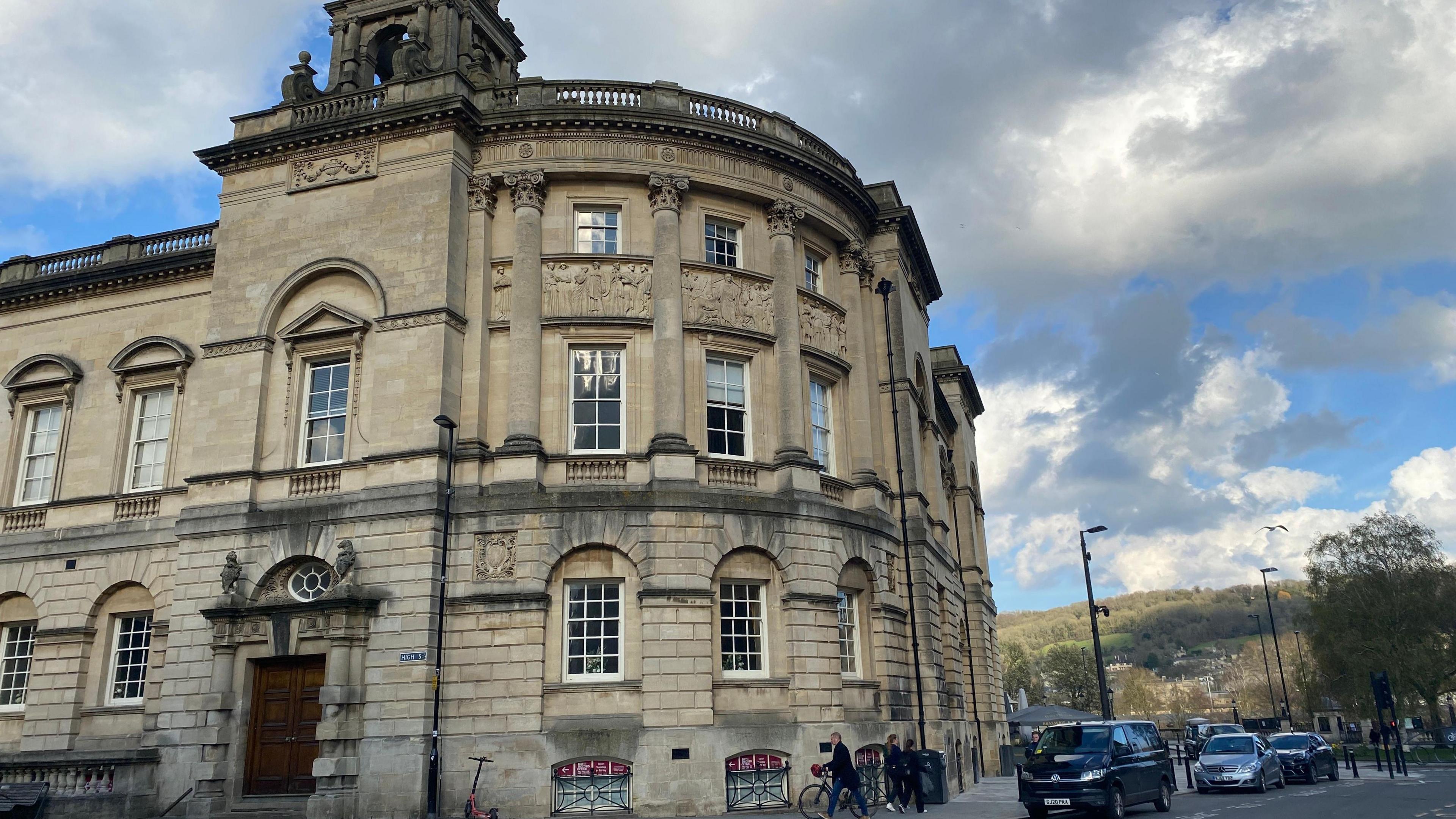 Bath Guildhall, where Bath and North East Somerset Council meets