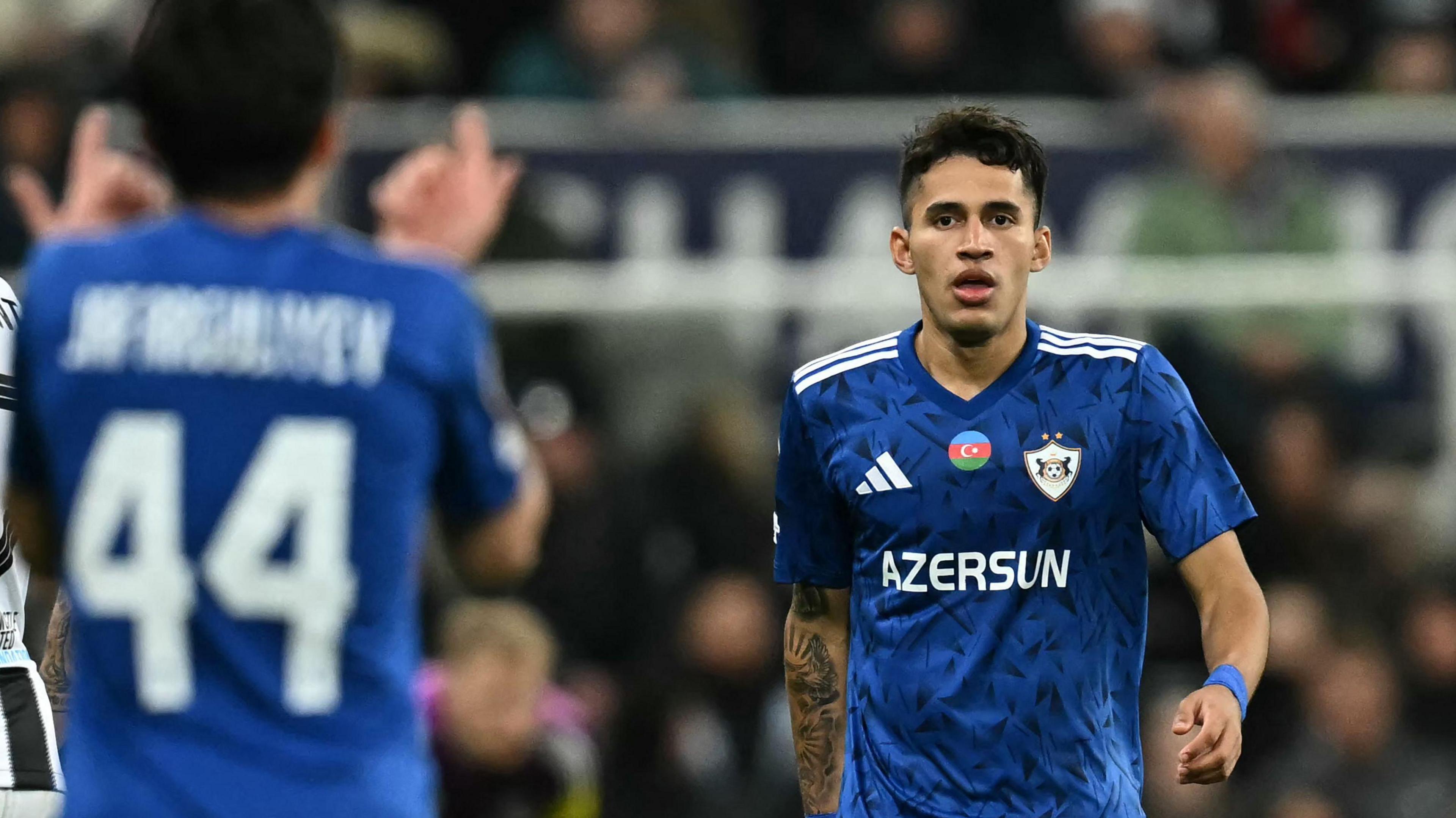 Camilo Duran in action for Qarabag