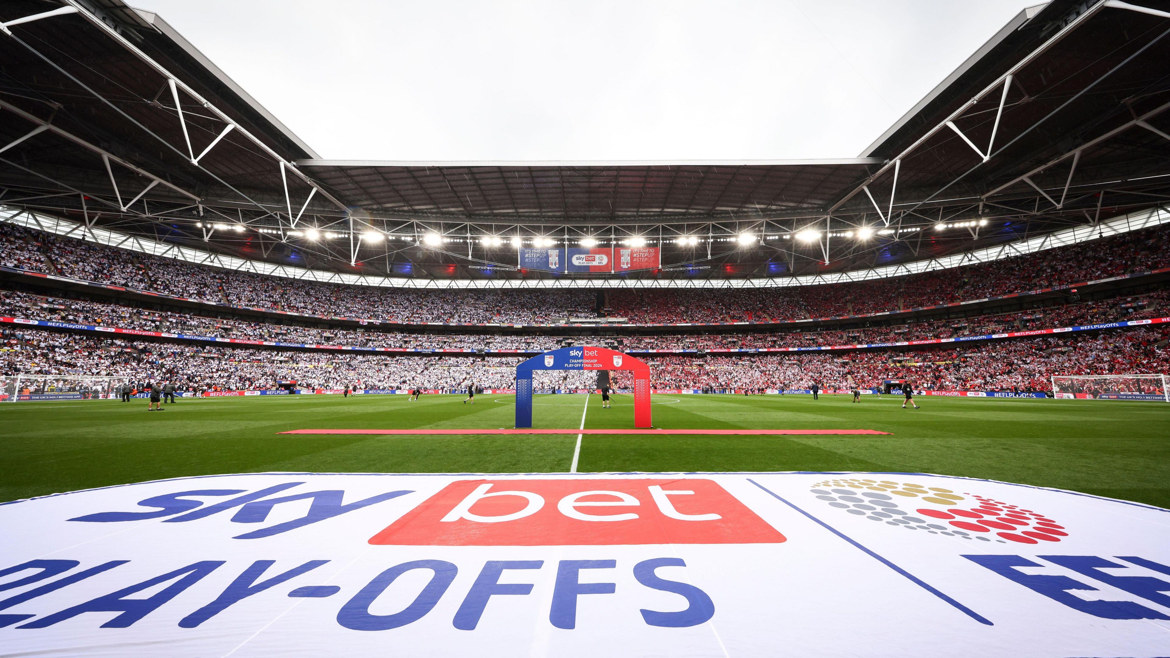 Wembley Stadium will host the Championship Play-off Final